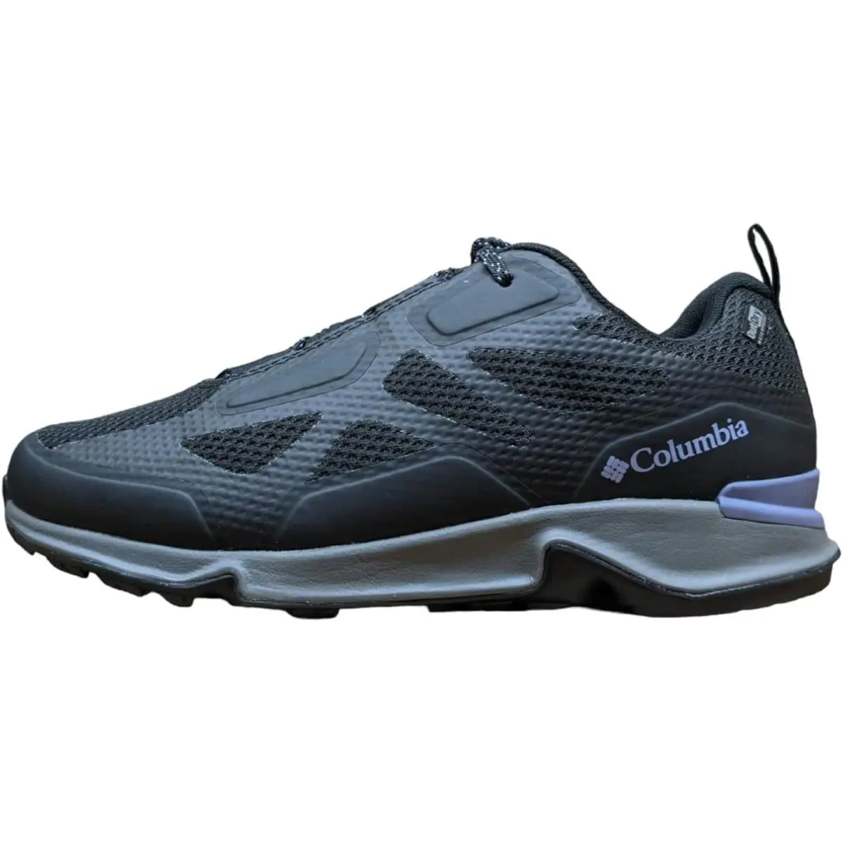 Columbia Women`s Vanata Basin Outdry Hiking Shoe Black/new Moon 7.5 - Black