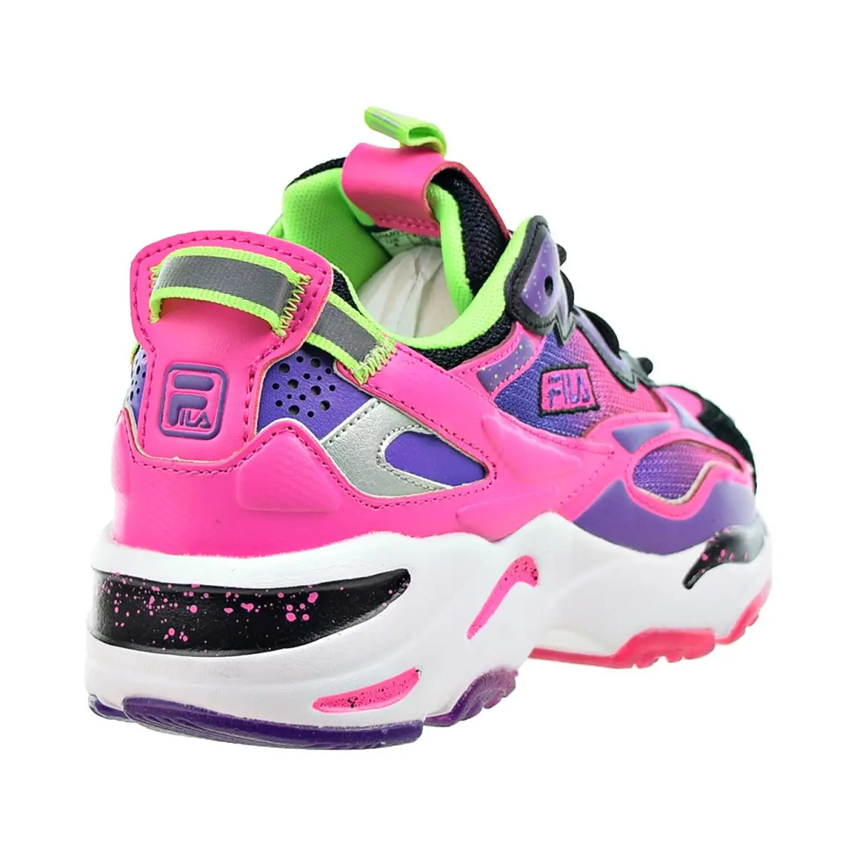 Fila shoes - Pink Glo-White-Electric Purple 1