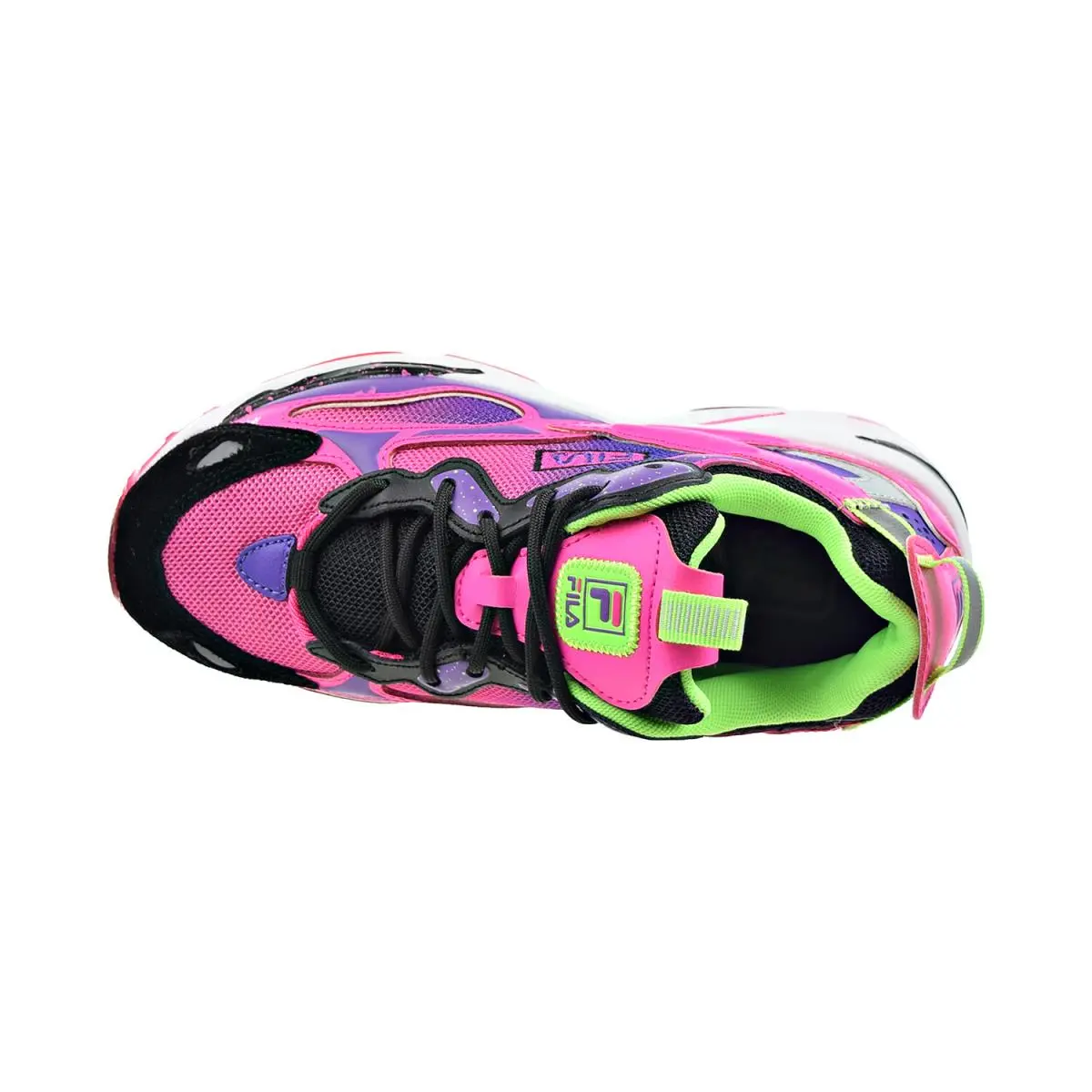Fila shoes - Pink Glo-White-Electric Purple 3