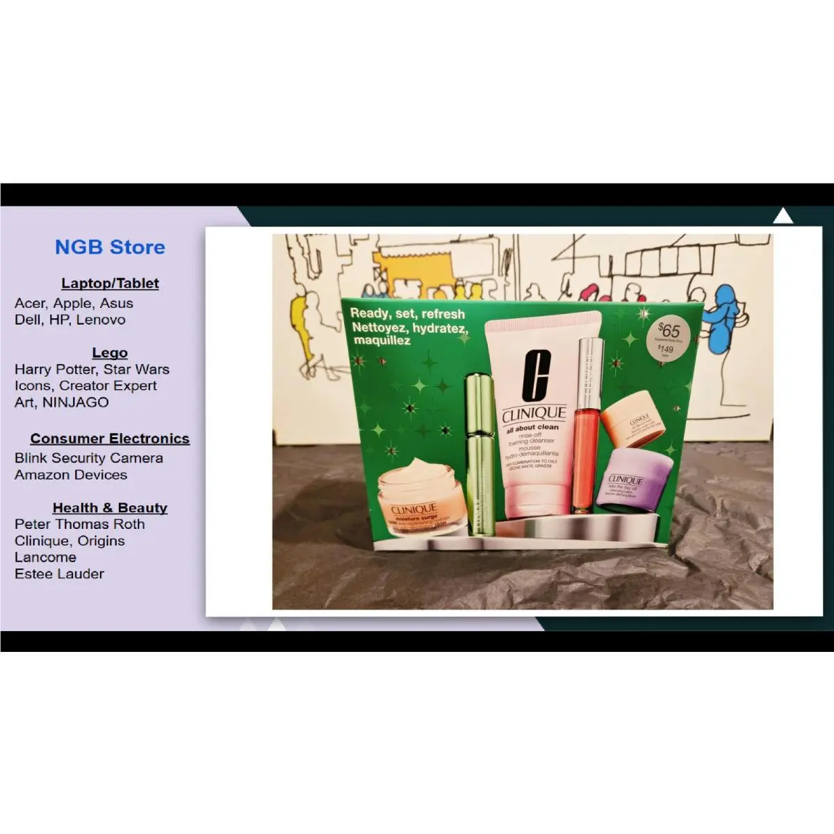 Clinique Ready Set Refresh: Hydrating Skincare Everyday Makeup Set 6 Piece