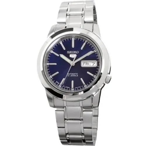 5 Automatic Japan Made Stainless Steel Blue Dial SNKE51J1 30M Mens Watch by Seiko