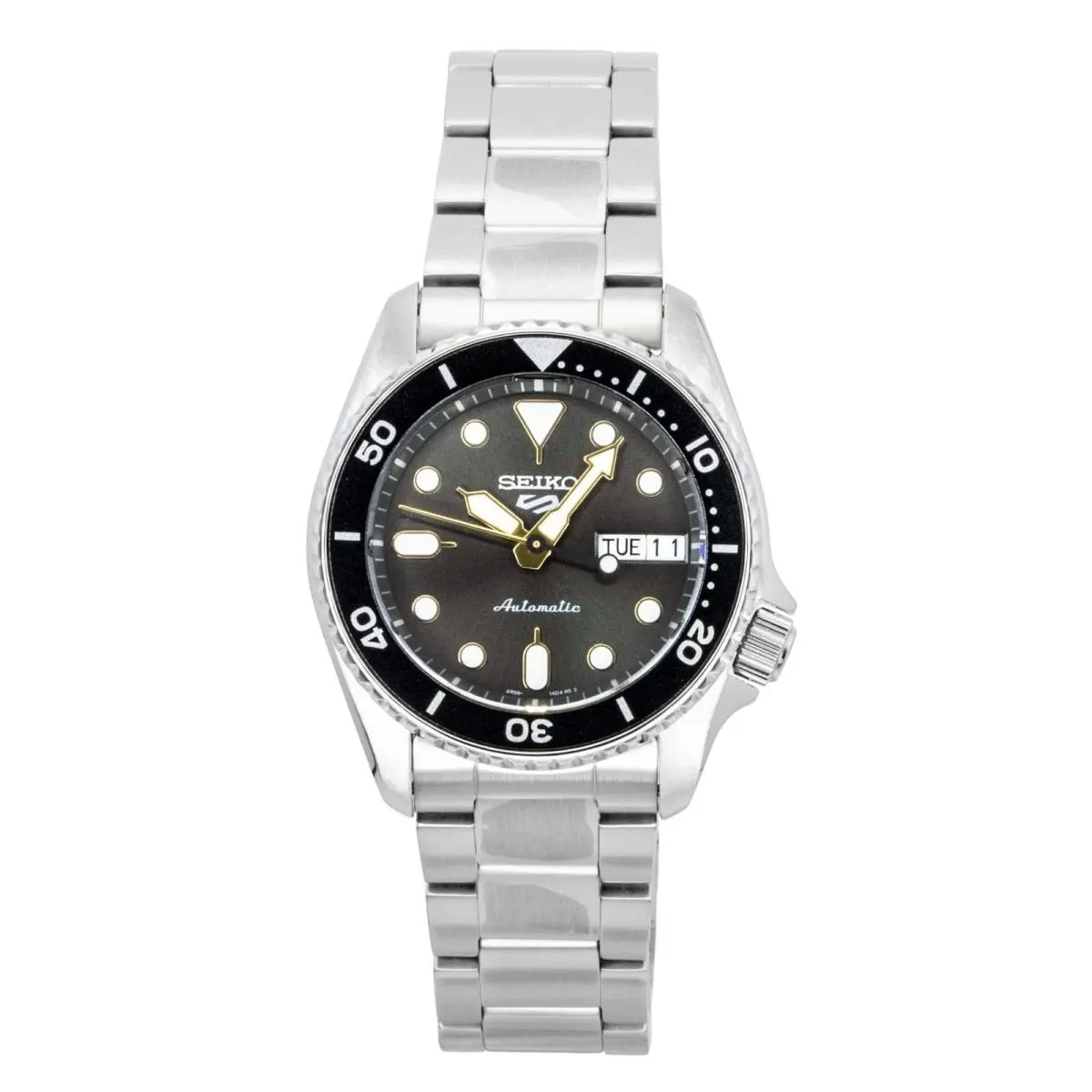 5 Sports Skx Street Black Dial Automatic Casual 100M Men`s Watch SRPL79K1 by Seiko