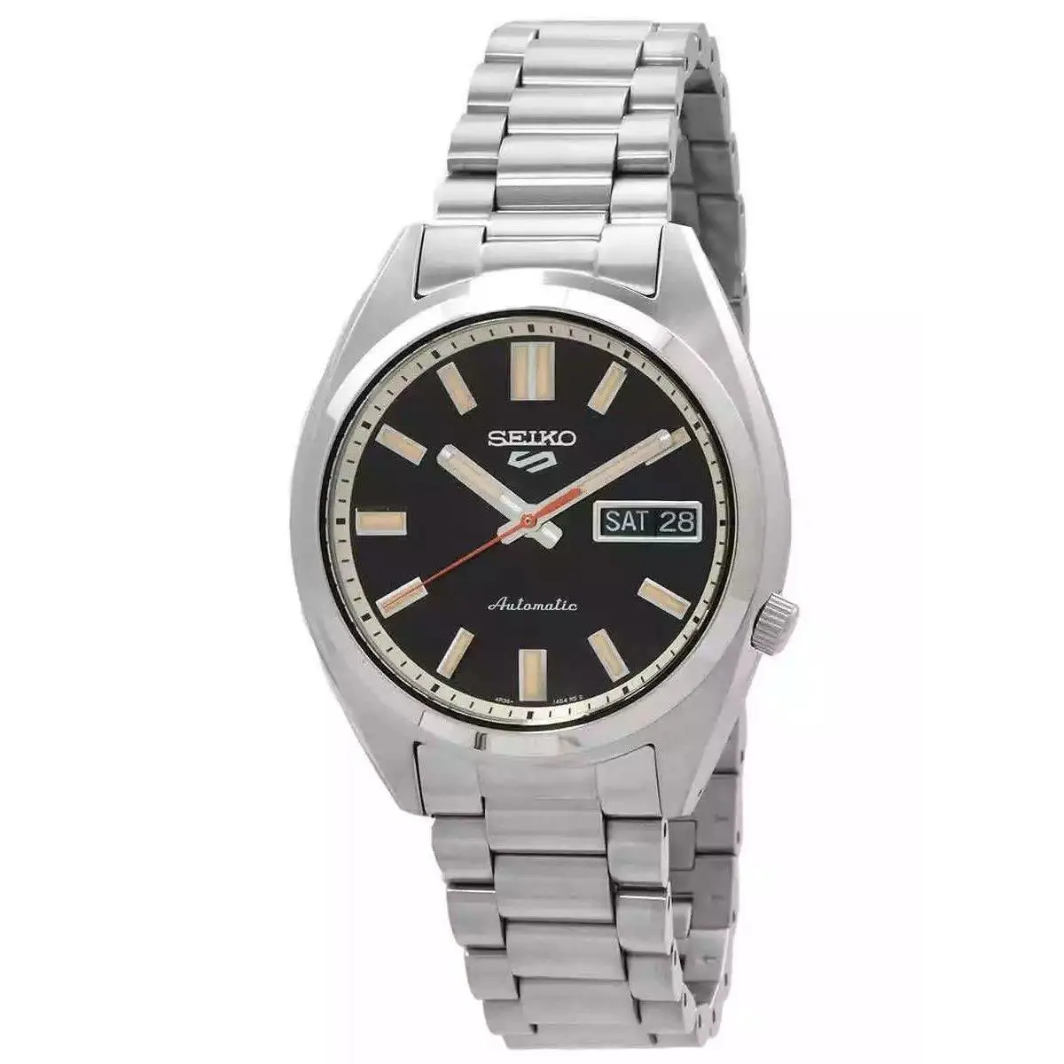 Seiko 5 Sports Black Wash Dial Automatic Sports 100M Men`s Watch SRPK89K1