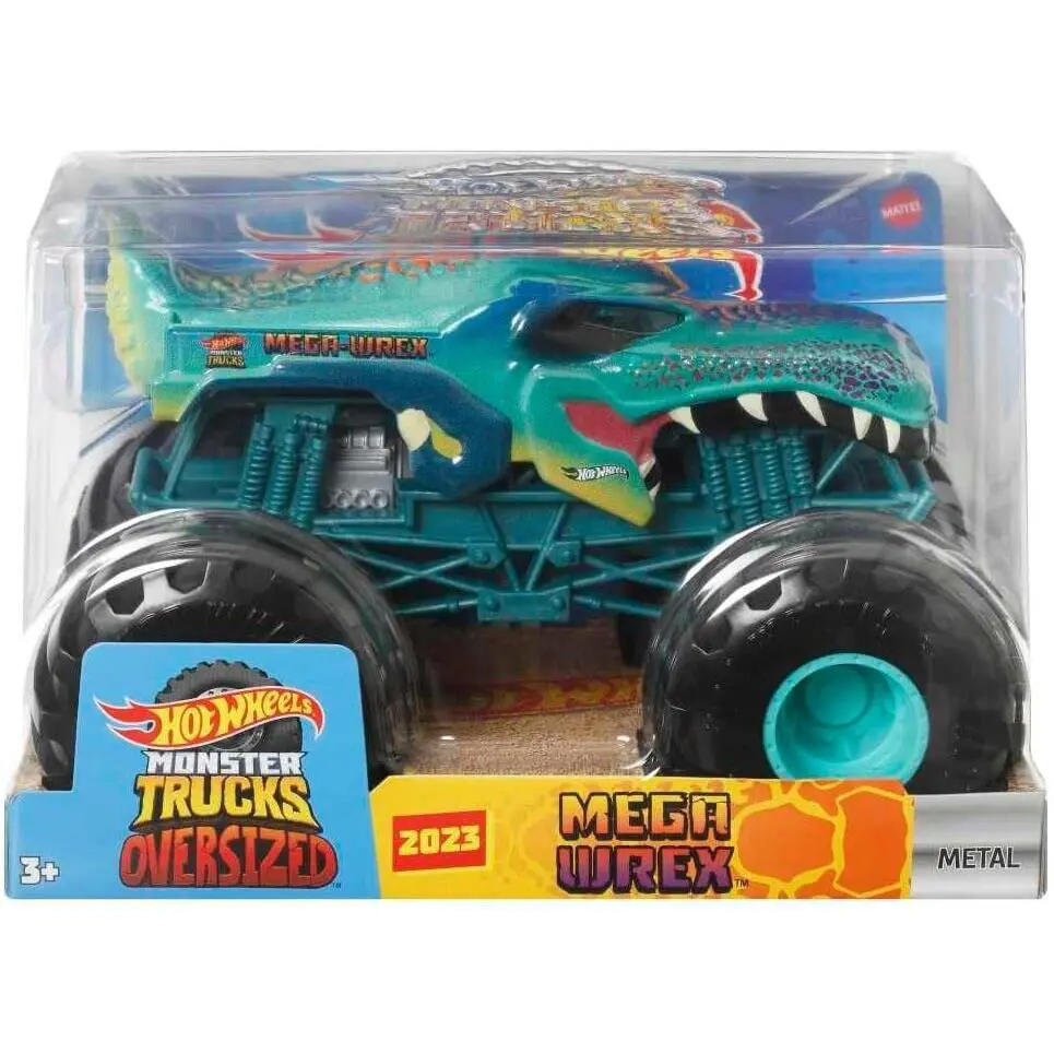 Hot Wheels Monster Trucks Oversized Mega Wrex Diecast Car