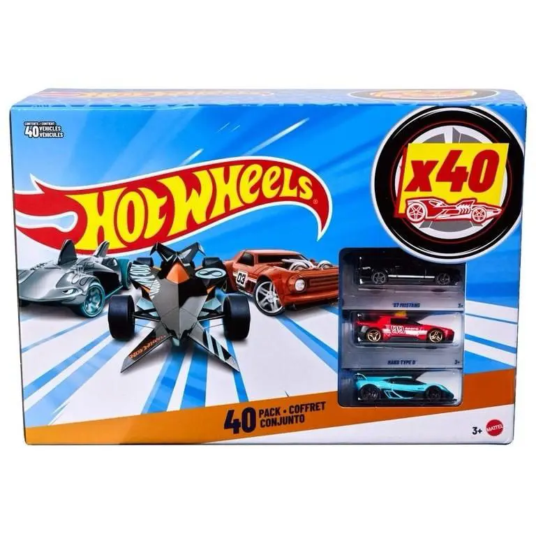 Hot Wheels 40 Car Pack 2024 Gift Box Diecast Vehicles