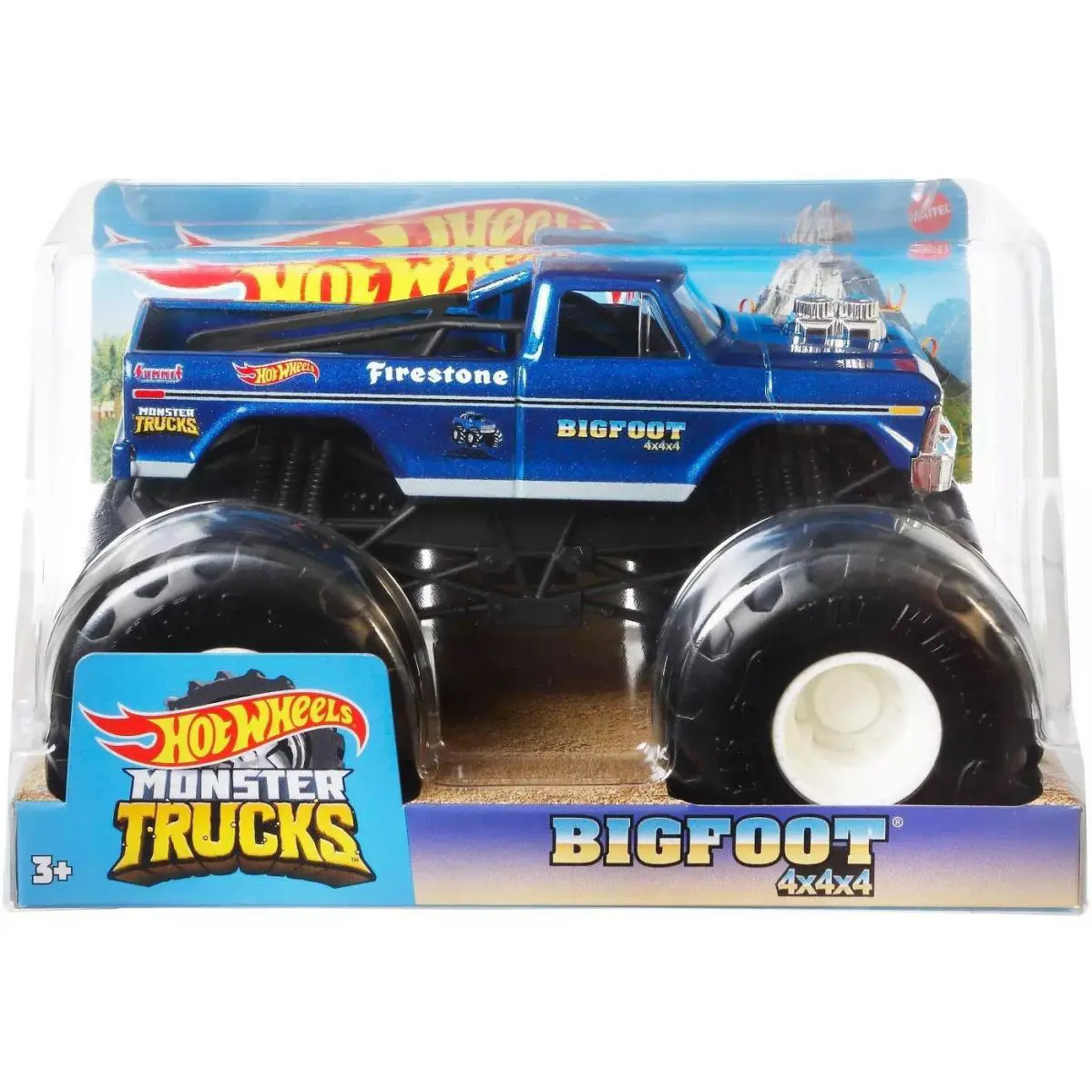 Hot Wheels Monster Trucks Bigfoot 4x4x4 Diecast Car 2021