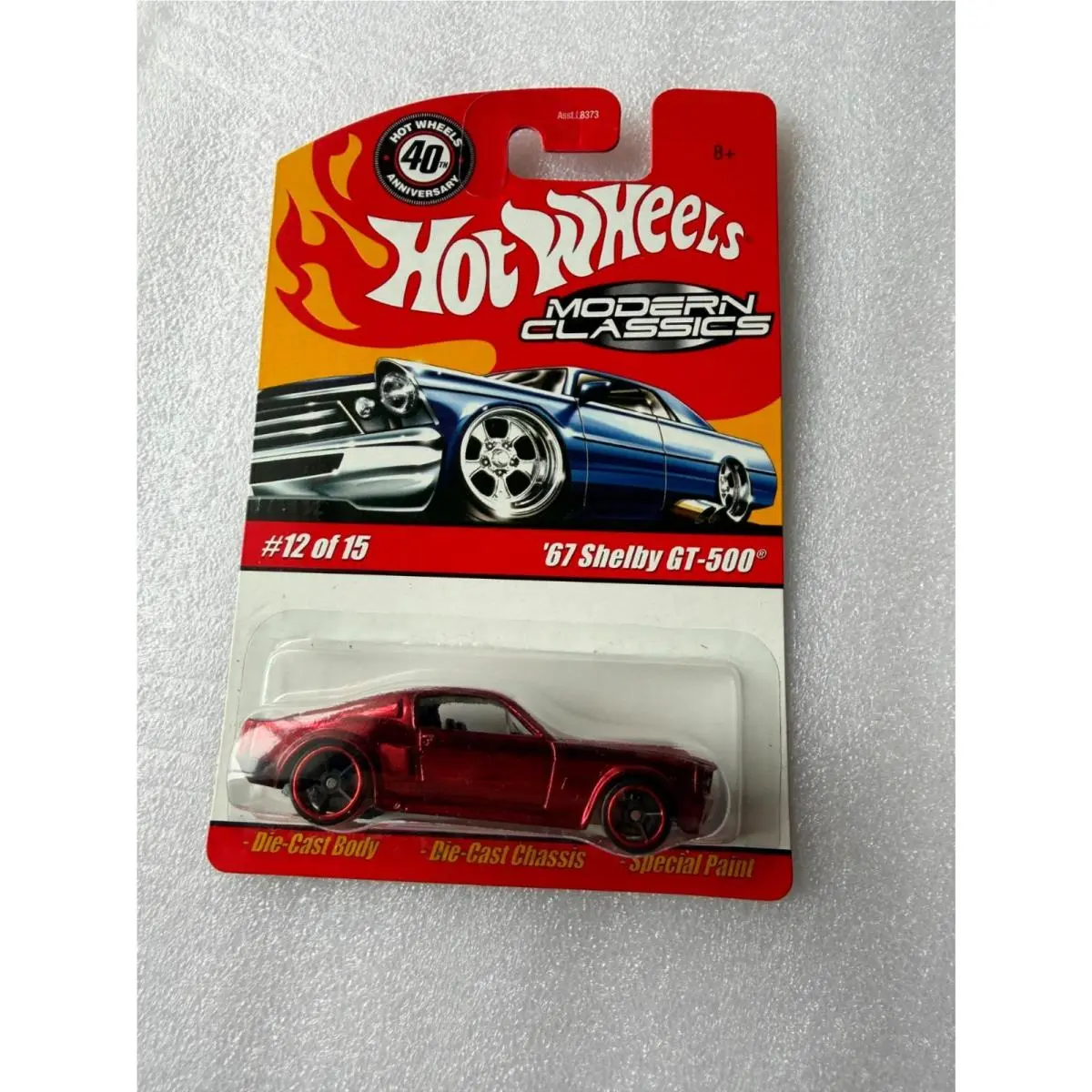 Hot Wheels 2008 `67 Shelby GT-500 Modern Classics Red A56