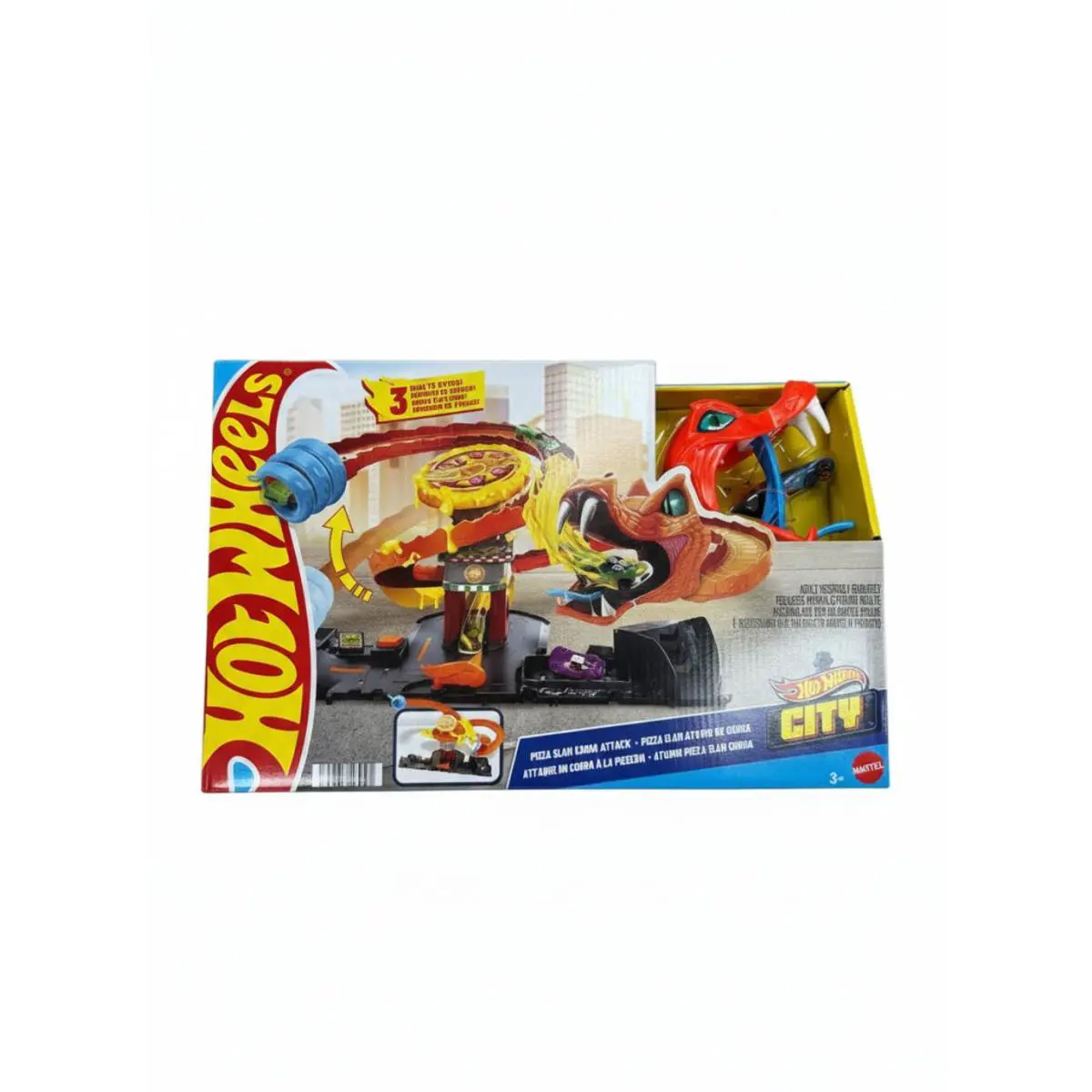 Mattel Hot Wheels City Pizza Slam Cobra Attack HTN81