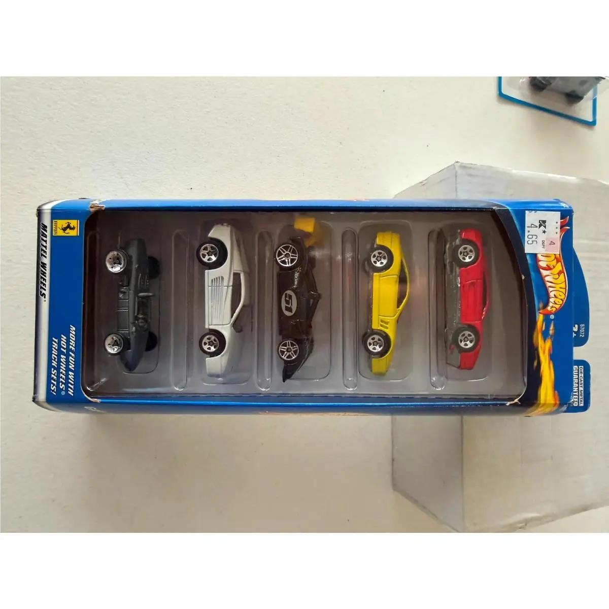 2000 Vintage Hot Wheels 35th Anniversary Ferrari 5 Car Gift Pack 57072 L75