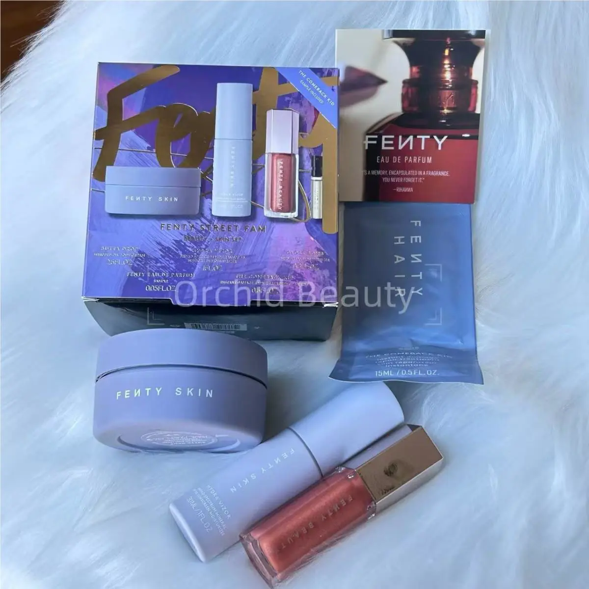 Fenty Street Fam 5PC Beauty Skincare Travel Mini Set Limited Edition by Fenty Beauty