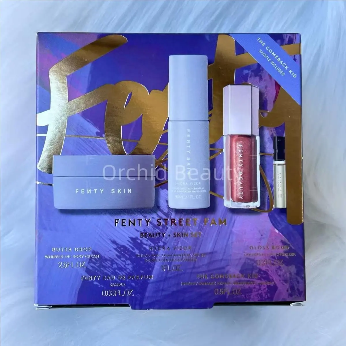 Fenty Street Fam 5PC Beauty Skincare Travel Mini Set