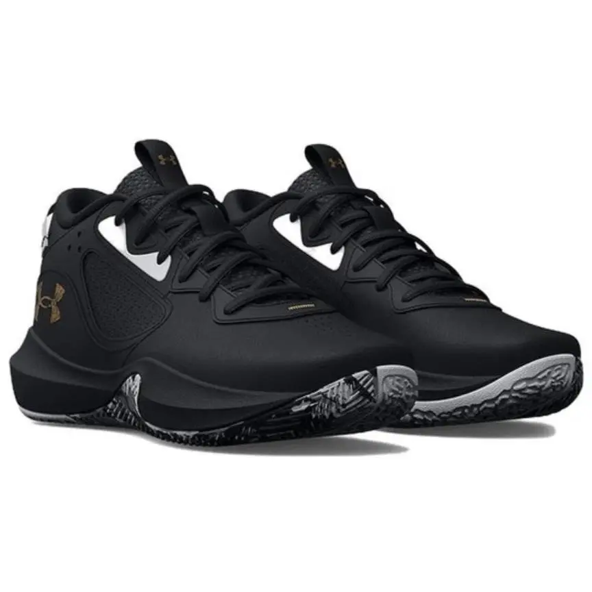 Under Armour shoes - Under Armour Lockdown 6 - Lockdown - 3025616-003 - Black/Marbled/Metallic Gold 1