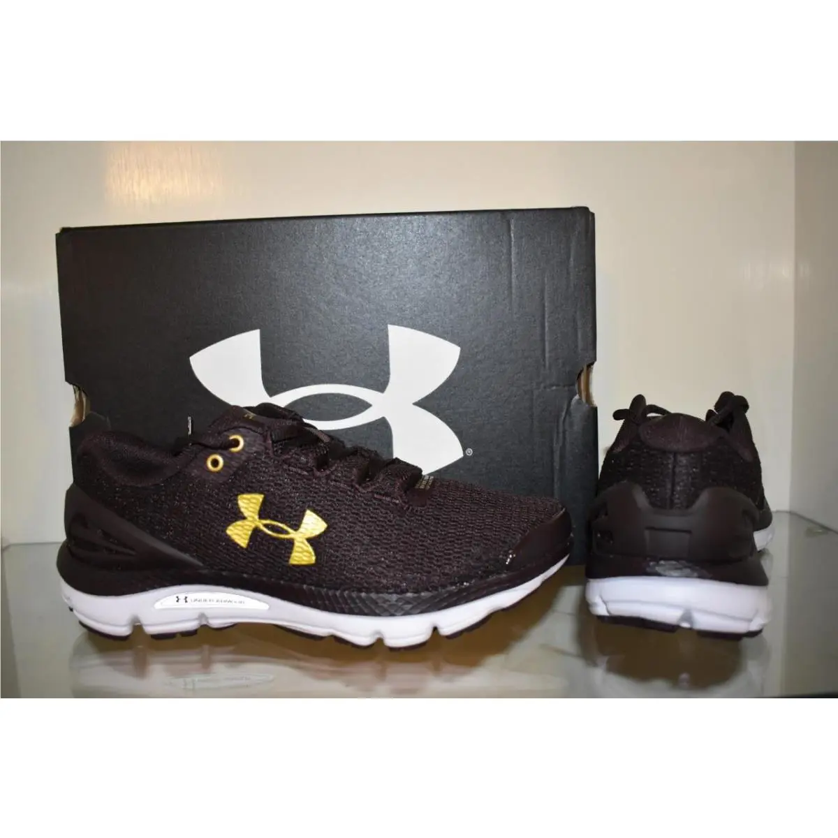 Under Armour shoes - Under Armour Charged Gemini - Charged Gemini - 3026500 227 - Brown 1