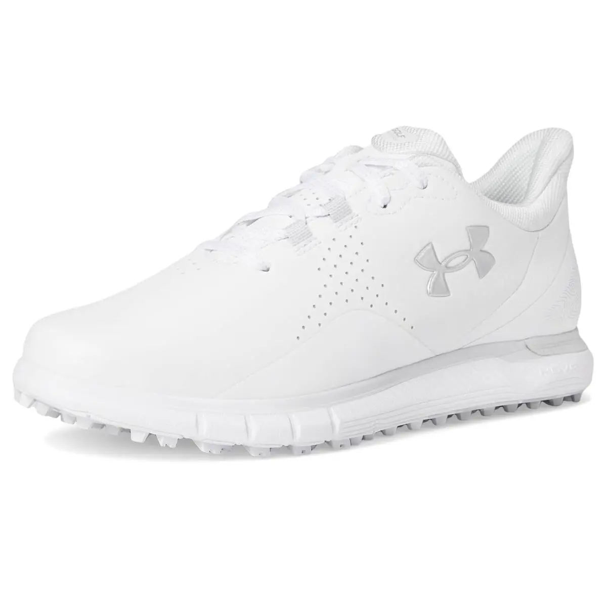 Under Armour shoes - White/Distant Gray/Metallic Silver 5