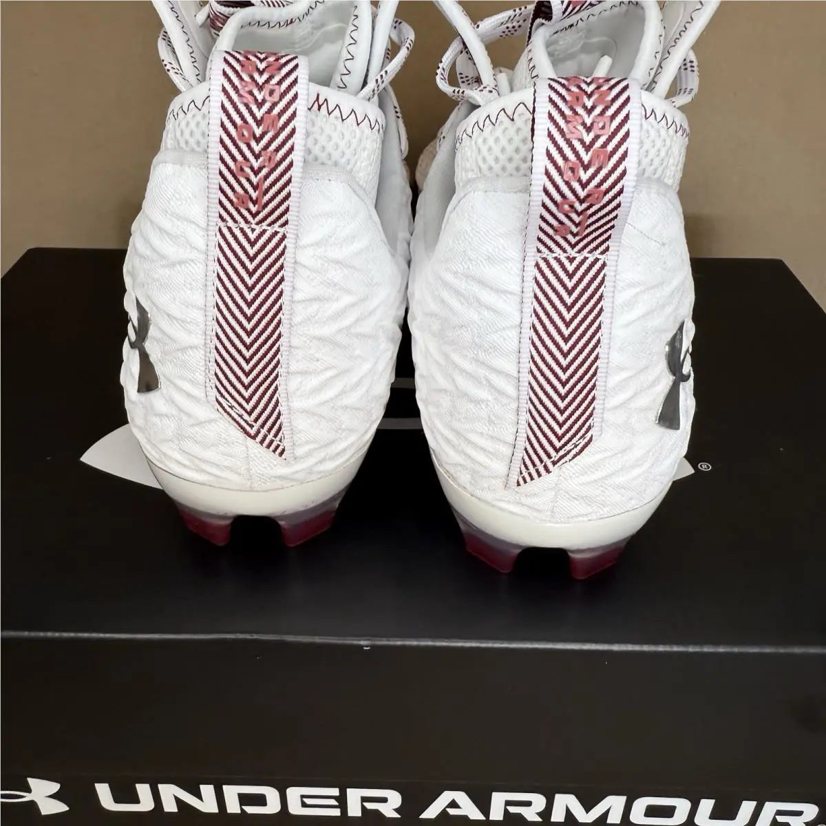 Under Armour shoes - Under Armour Spotlight MC - Spotlight - 3026334-107 - White (UPC: 0196040518367) 1