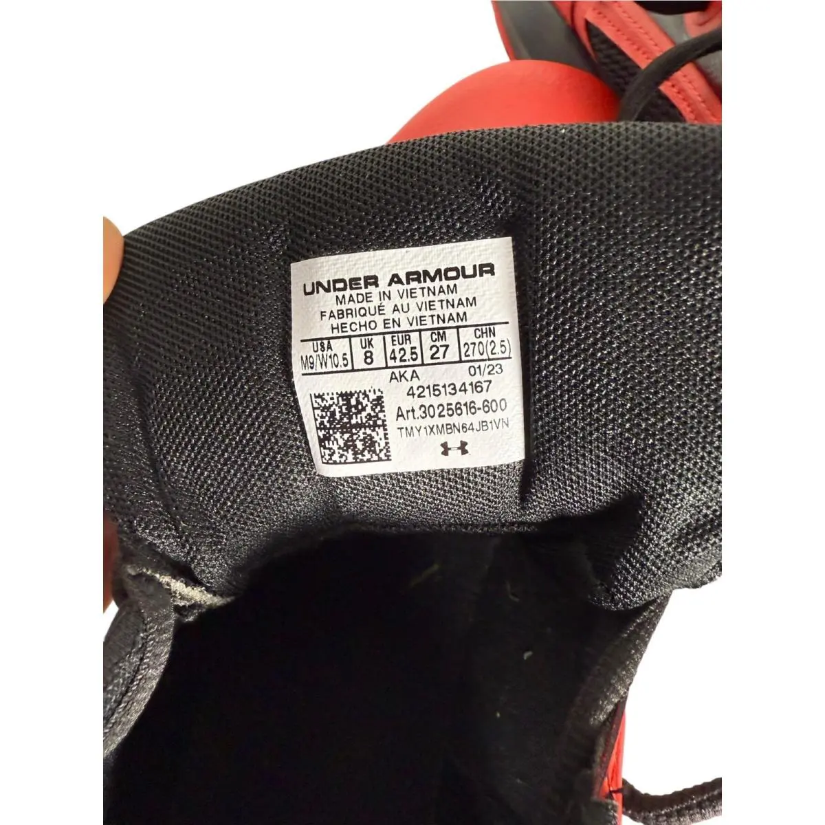 Under Armour shoes - Red 4