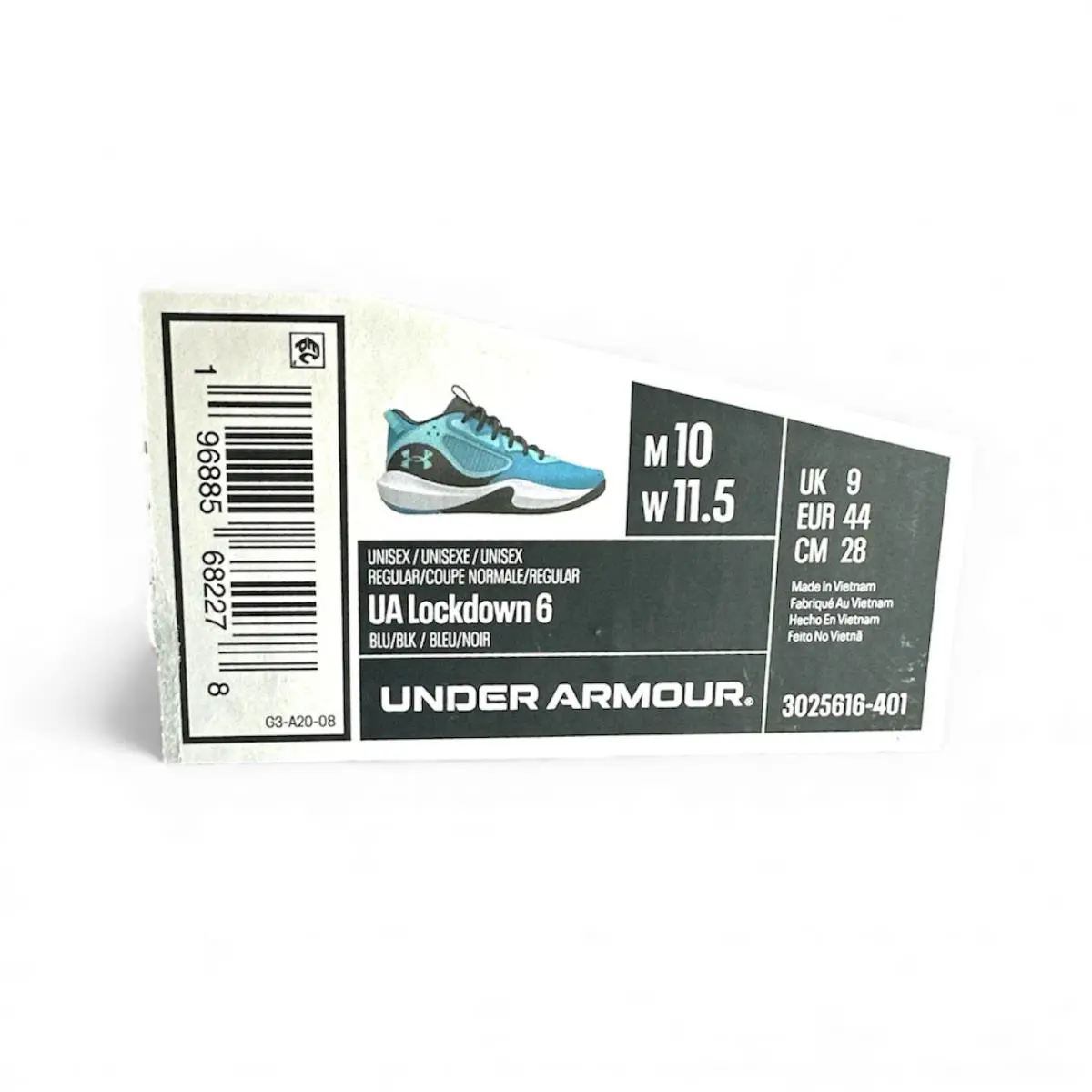 Under Armour shoes - Blue / Black (UPC: 196885682278) 5