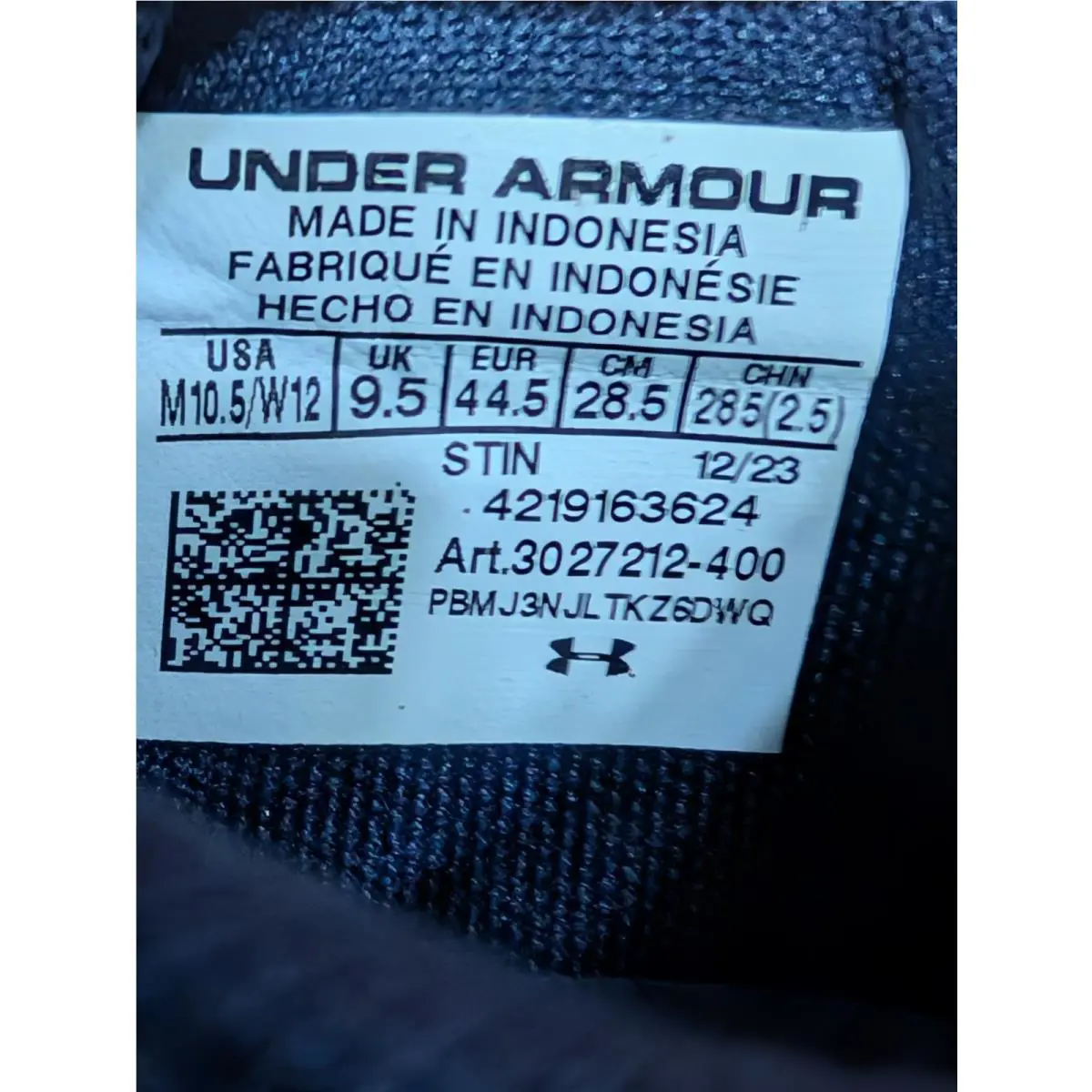 Under Armour shoes - Under Armour Fat Tire Venture Pro HOVR UA Blue Orange Men`s - 3027212-400 - Blue, Manufacturer: Blue/Orange 6