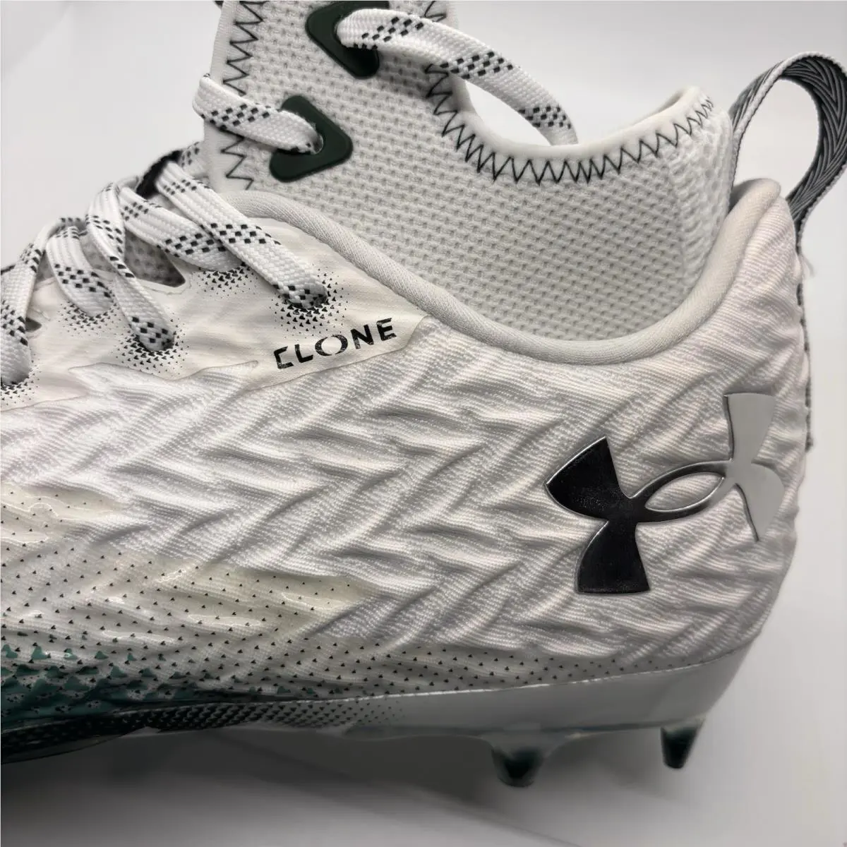 Under Armour shoes - Under Armour Spotlight MC - Spotlight - White, Green (UPC: 196040470290) 7