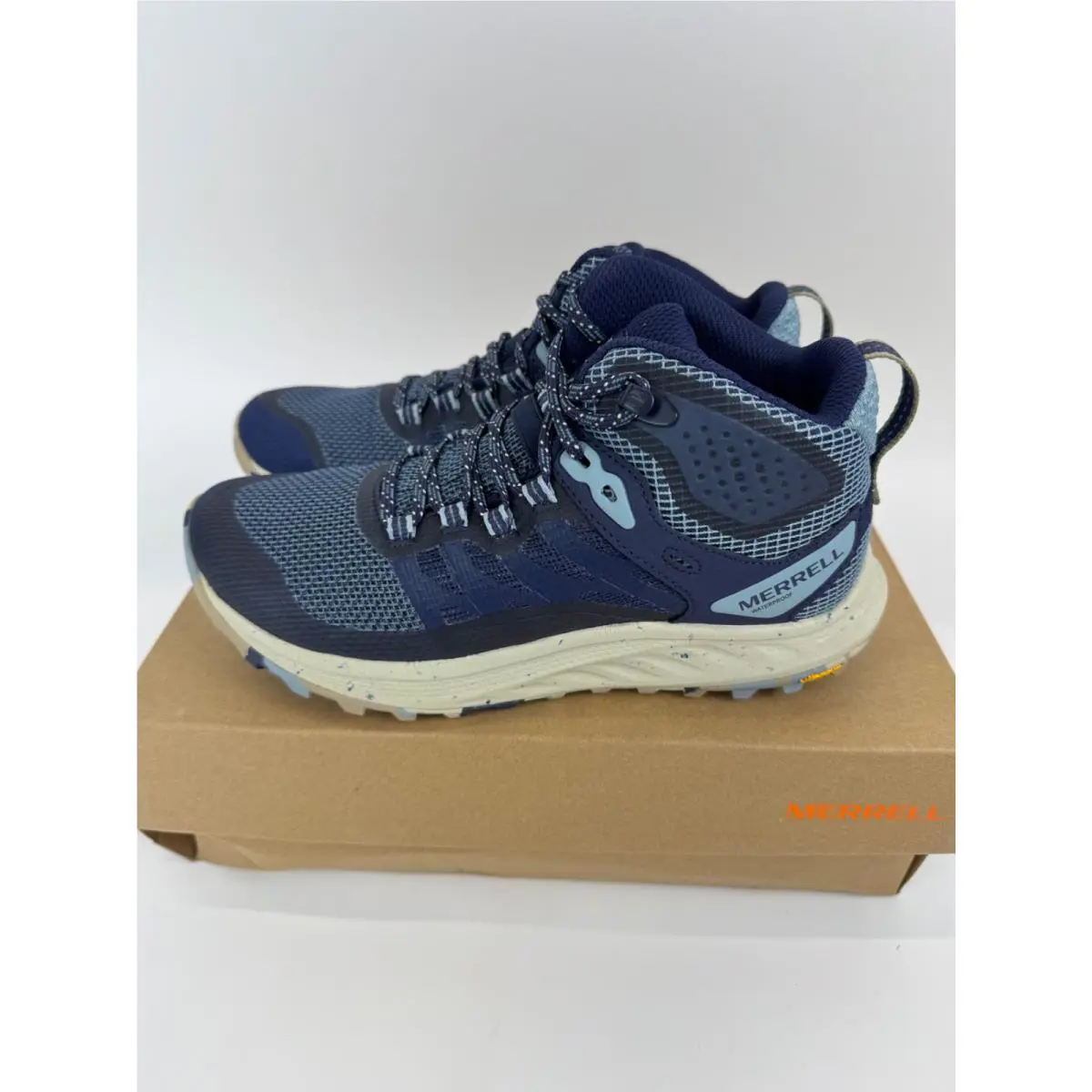 Merrell shoes - Antora 3 Mid WP - Antora Mid - Blue 3