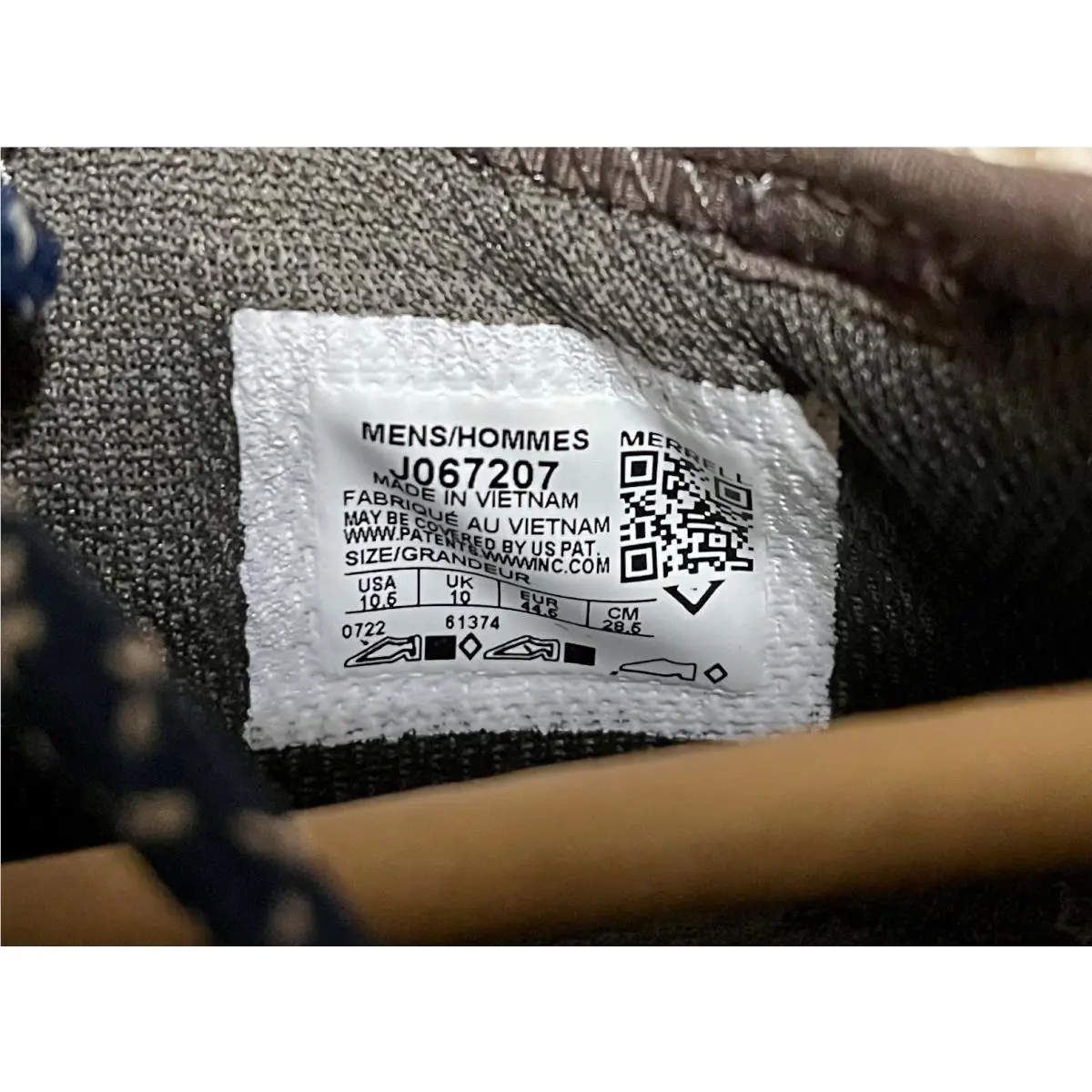 Merrell shoes - J067207 - J067207 - Gray (UPC: 195017323690) 1