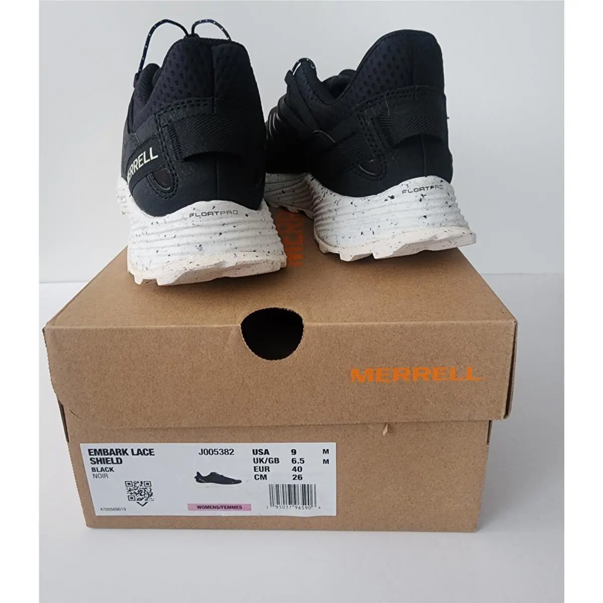 Merrell shoes - merrell embark lace Shield - embark lace Shield - J005382 - Black 0