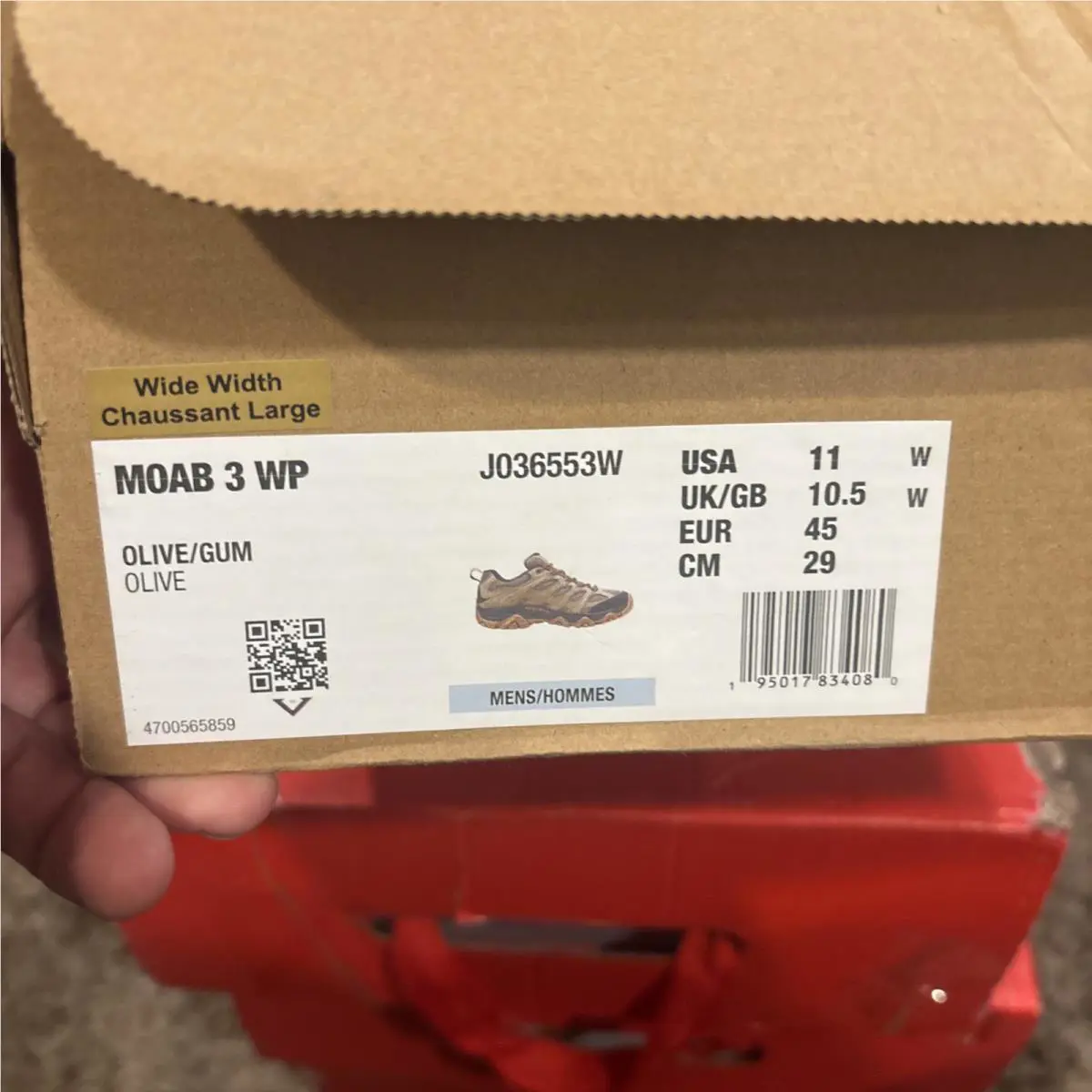 Merrell shoes - Merrell Moab 3 - Moab - Olive/Gum 6
