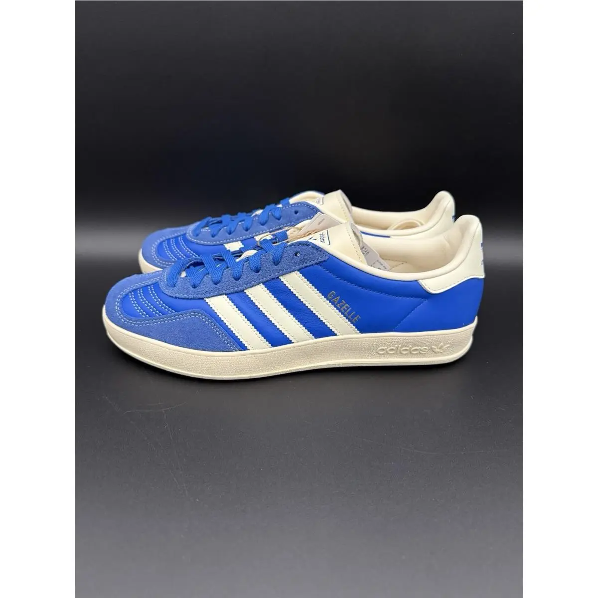 Adidas Originals Gazelle Indoor Blue / Cream White Men`s Shoes 383