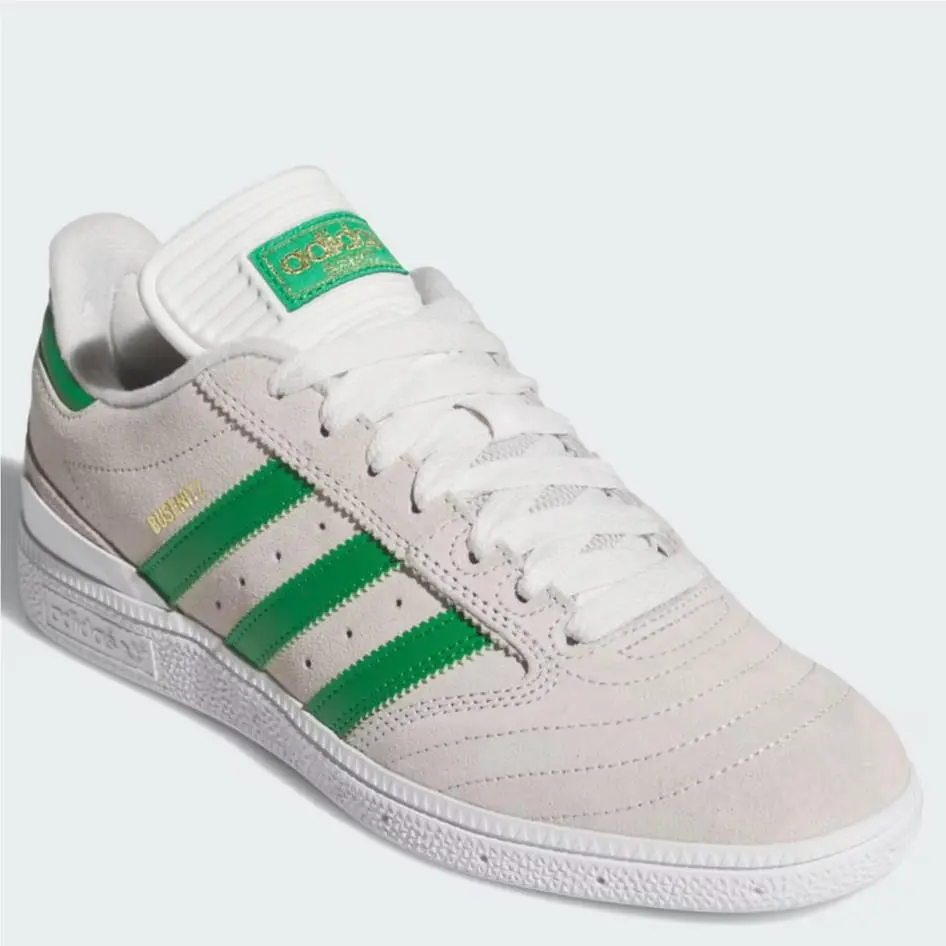 Adidas Dennis Busenitz Pro White Light Grey Green sz 9.5 10.5 Men`s Skate Shoes