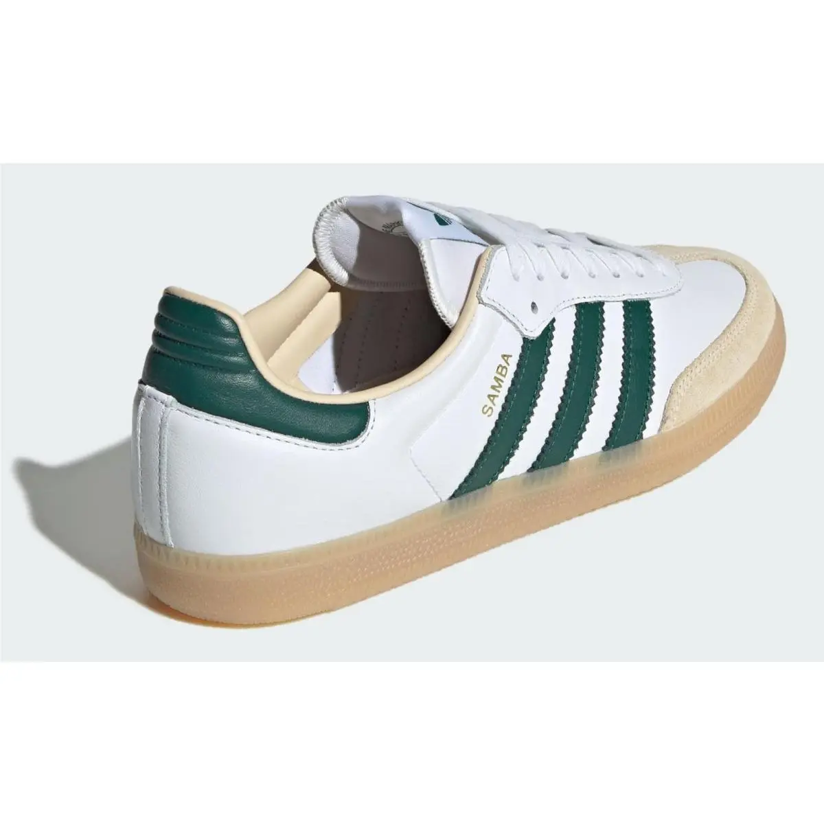 Adidas shoes - Cloud White/Collegiate Green/Gum 10