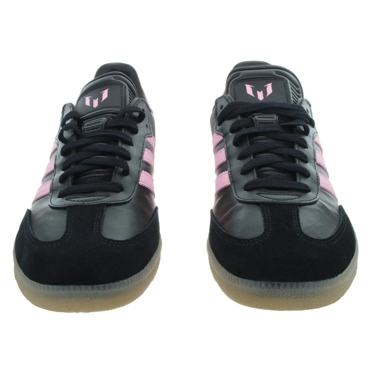 Adidas shoes - Adidas Samba Messi - Samba Messi - JP7845 - Core Black, Gold Metallic, Gum, Pink 16