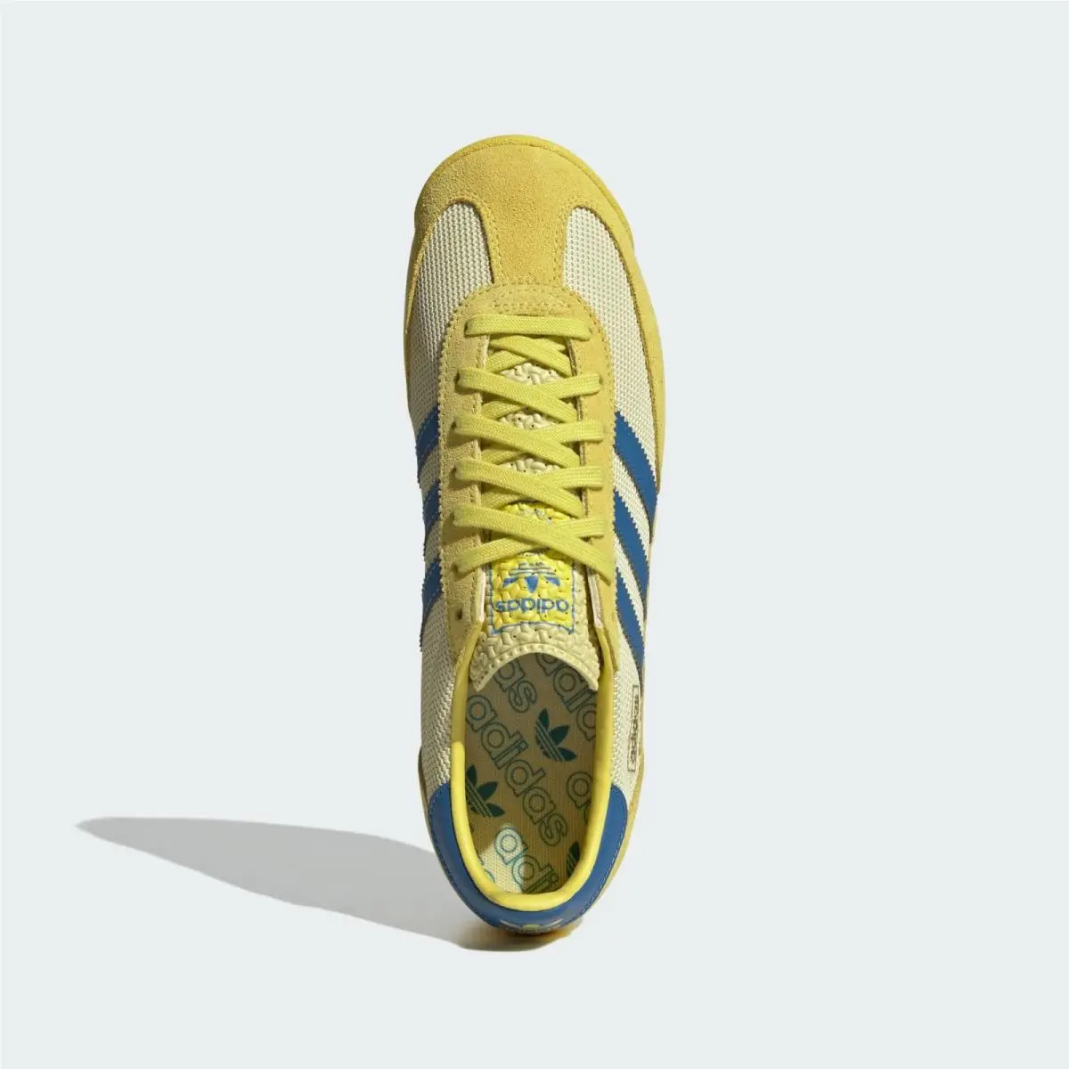 Adidas shoes - Pure Sulfur/Focus Blue/Powder Yellow 3
