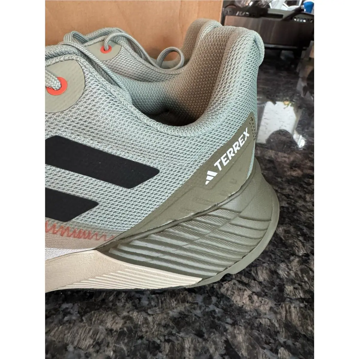 Adidas shoes - adidas Terrex - Terrex - JI1925 - Silver Green/Black/Semi Impact Orange 8