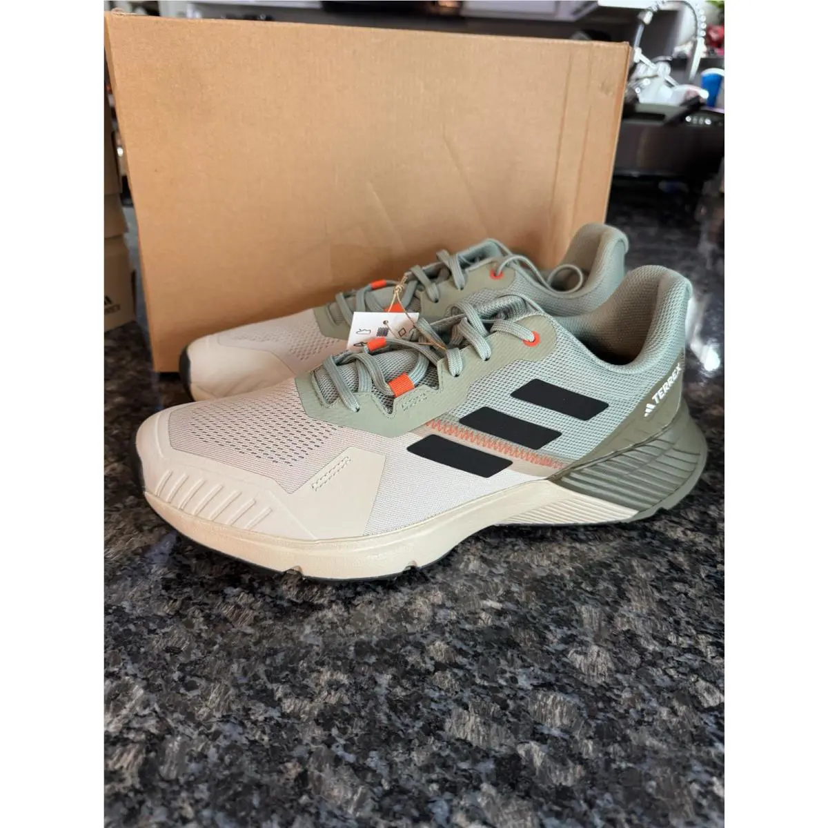 Adidas shoes - adidas Terrex - Terrex - JI1925 - Silver Green/Black/Semi Impact Orange 6