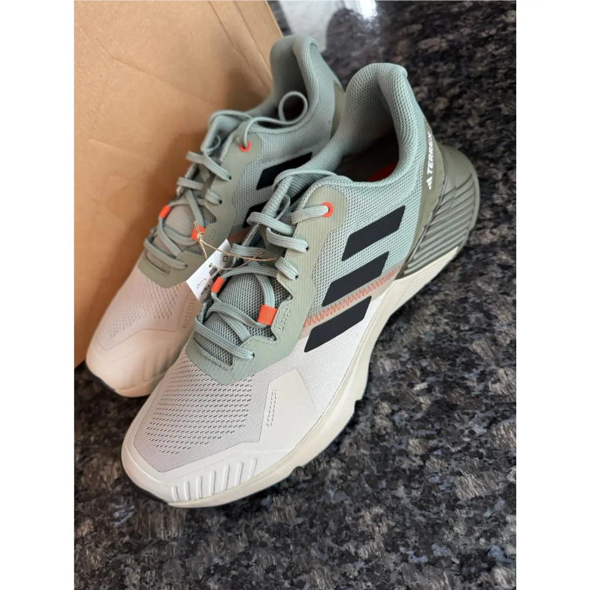 Adidas shoes - adidas Terrex - Terrex - JI1925 - Silver Green/Black/Semi Impact Orange 7