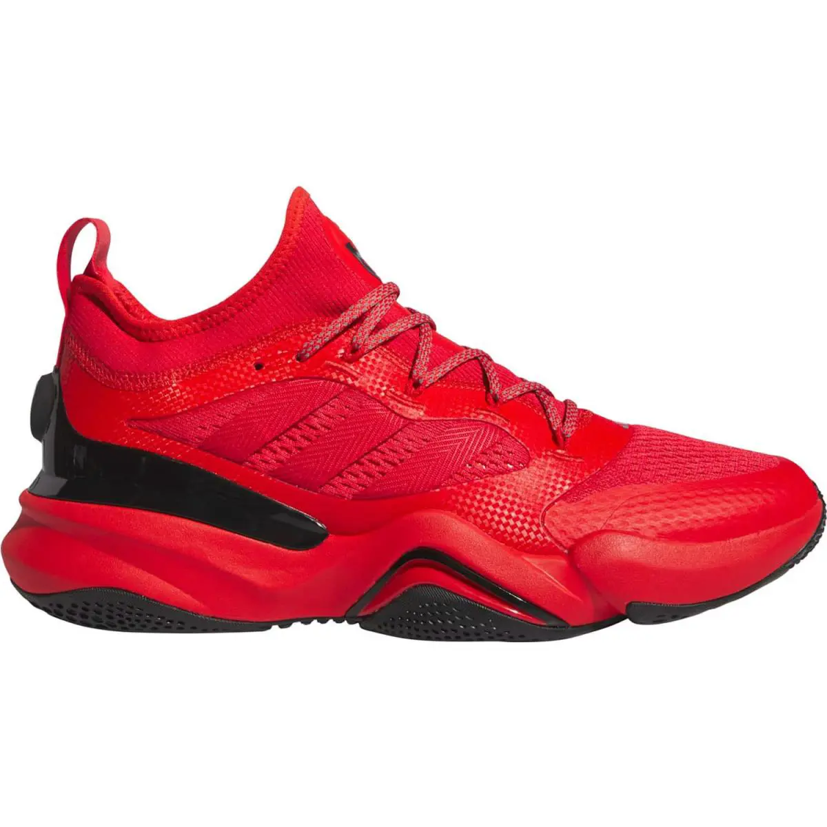 Adidas Unisex Mahomes 2 Impact Flx Low Top Sneakers - Tmcord / Tmcord / - Team Collegiate Red/Team Collegiate Red/Black