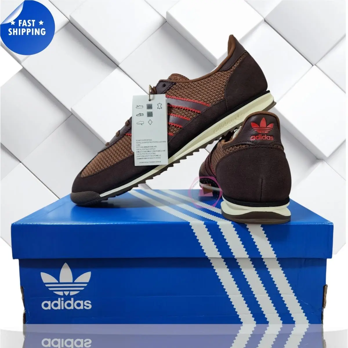 Adidas shoes - adidas SL 72 OG W - JI0191 - Brown 0