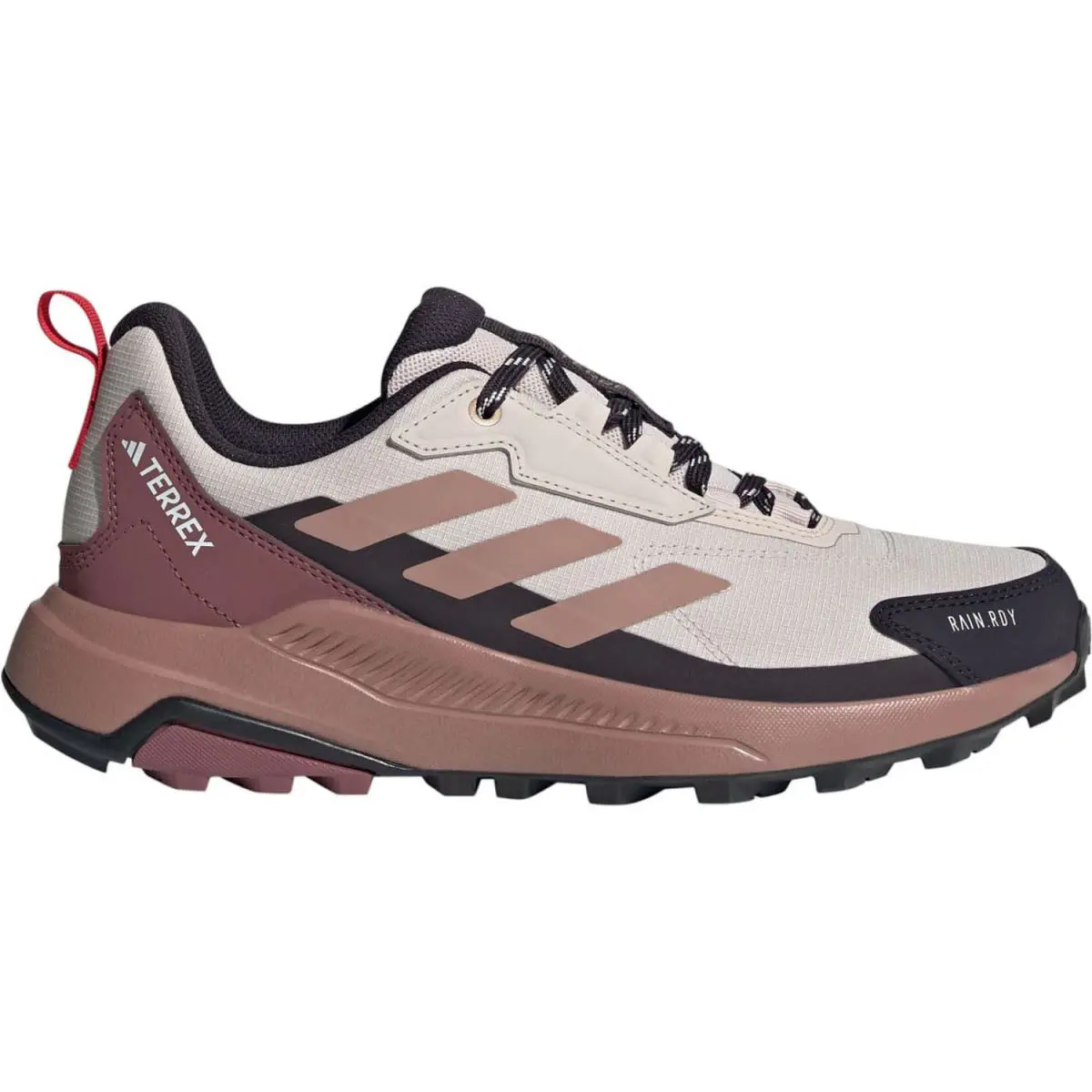Adidas Womens Terrex Anylander R.rdy Low Top Sneakers - Putmau / Warcla / Purrub - Putty Mauve/Warm Clay/Pure Ruby