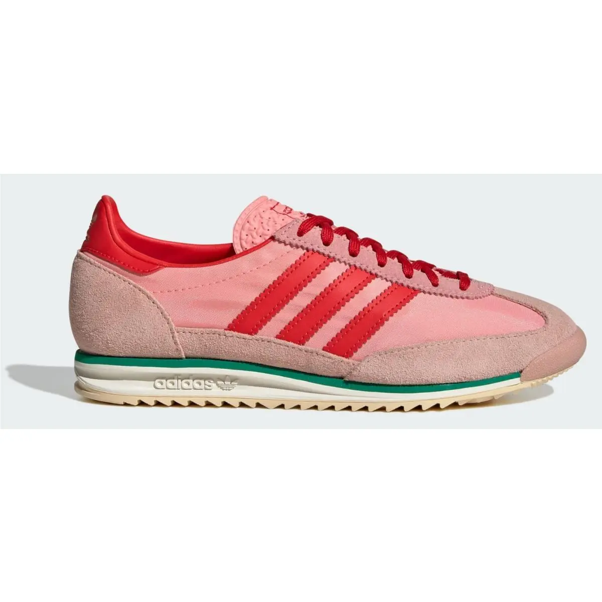 JS2054 Womens Adidas SL 72 OG `semi Pink Spark Red`