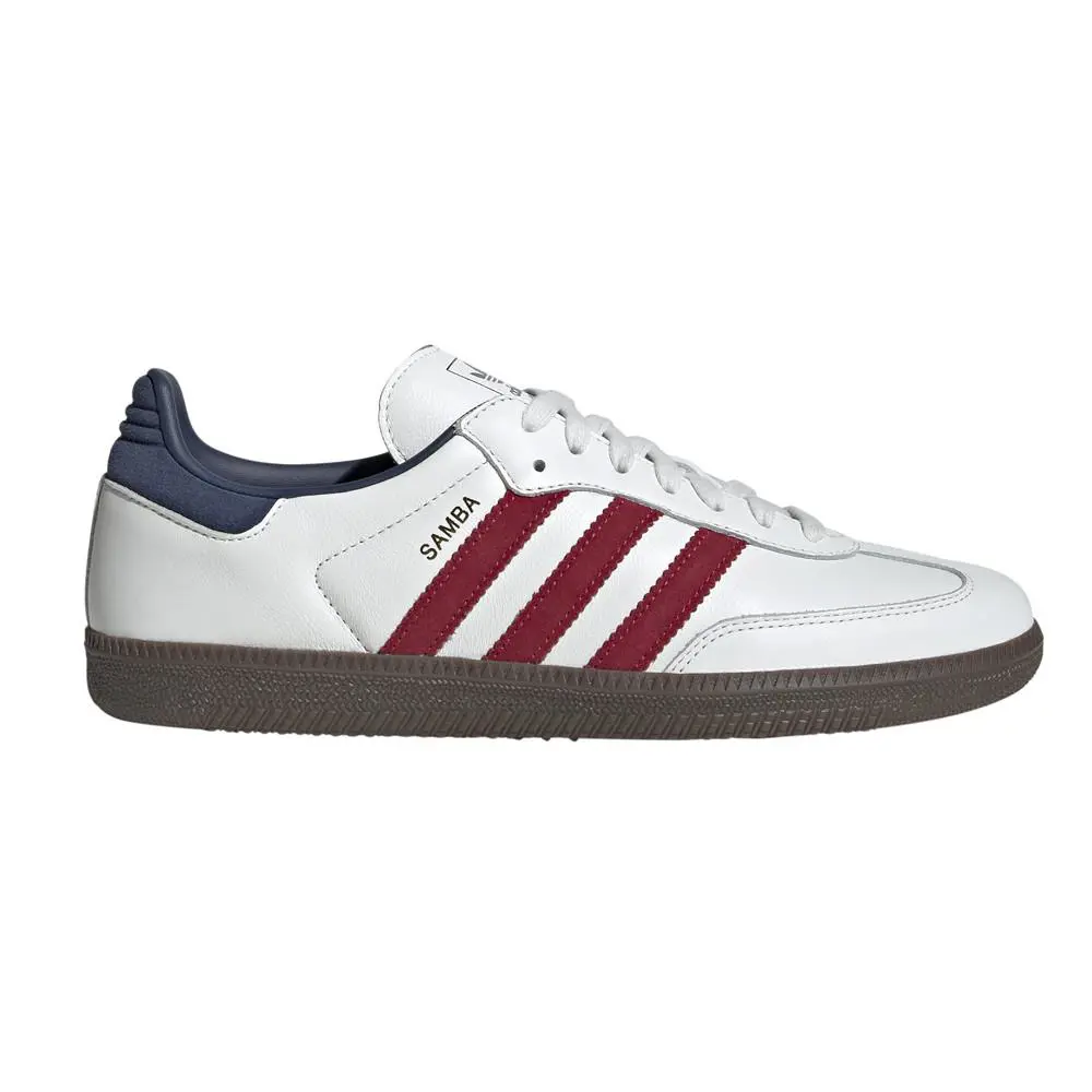 Adidas Samba Og Lace Up Mens White Sneakers Casual Shoes IH4881 - White