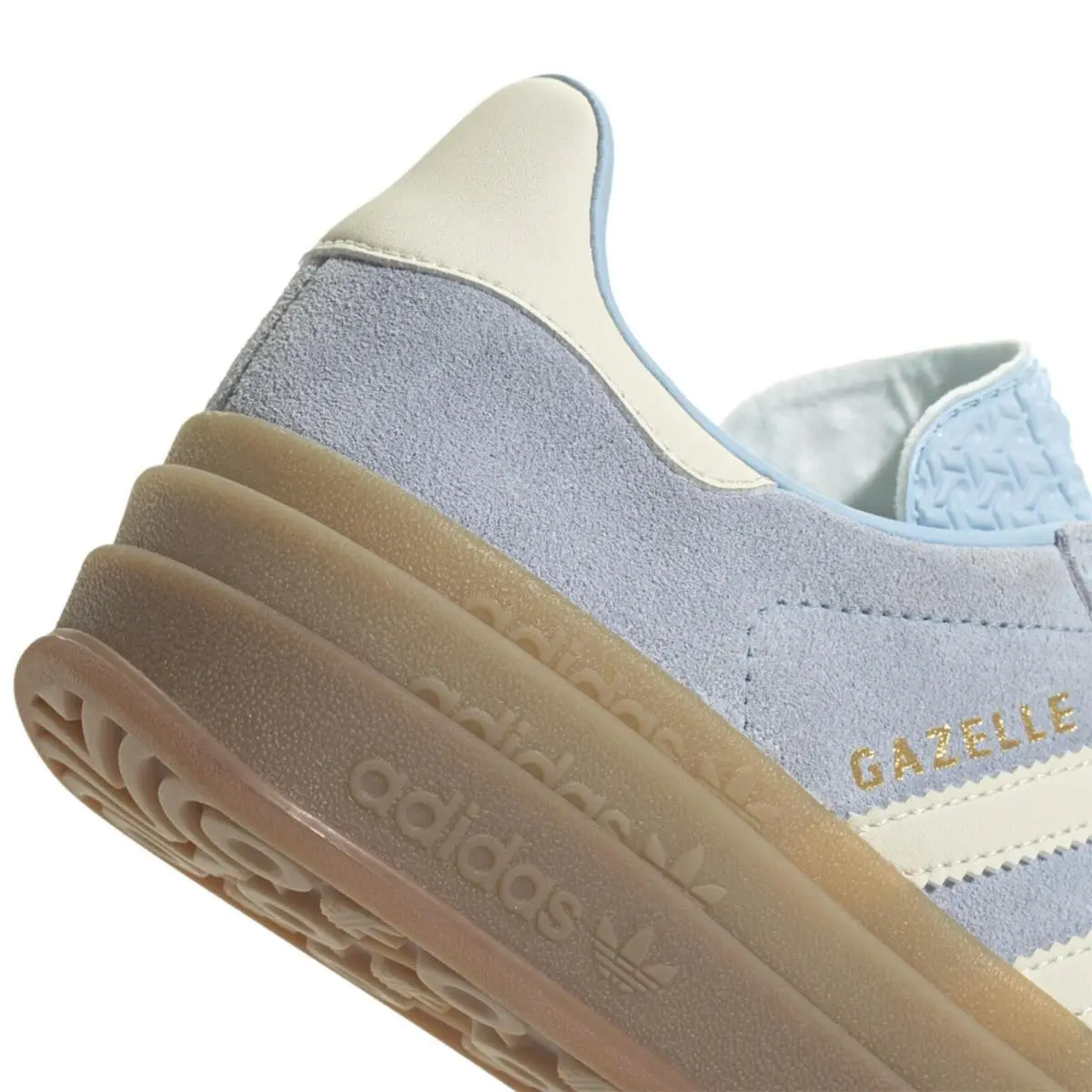 Adidas shoes - adidas Gazelle Bold Lace Up - JQ7776 - Blue 3
