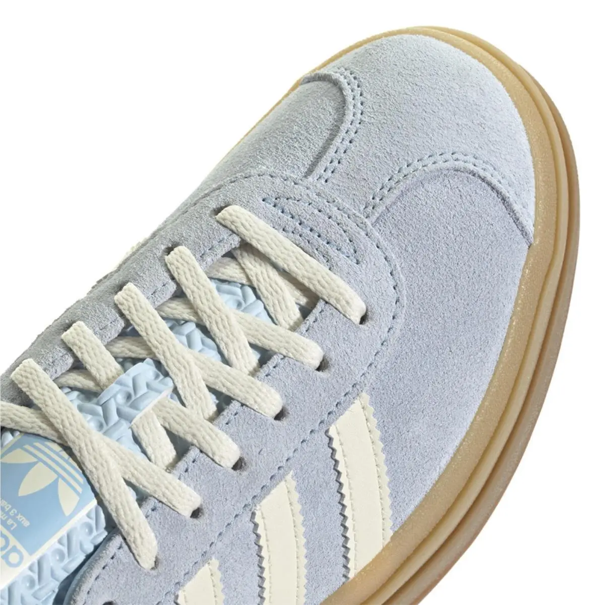 Adidas shoes - adidas Gazelle Bold Lace Up - JQ7776 - Blue 2