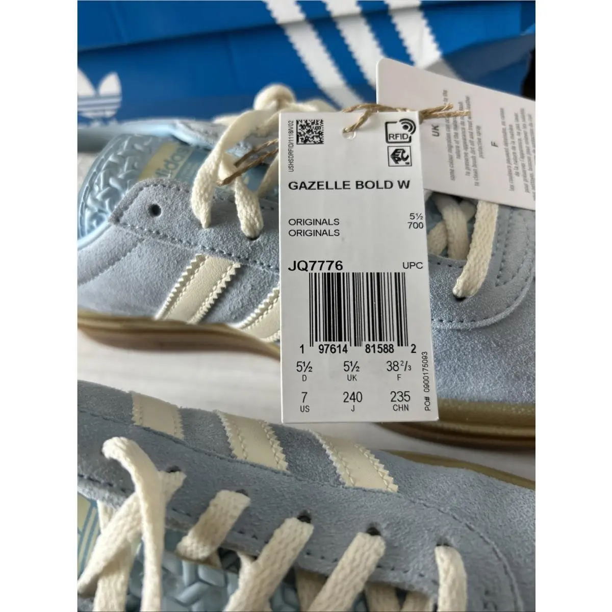 Adidas shoes - adidas Originals Gazelle - Originals Gazelle - JQ7776 - Blue 5