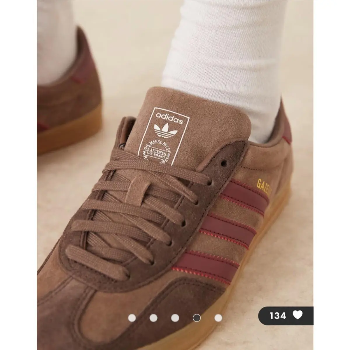 Adidas shoes - adidas Gazelle - Gazelle - JQ8398 - Brown 1