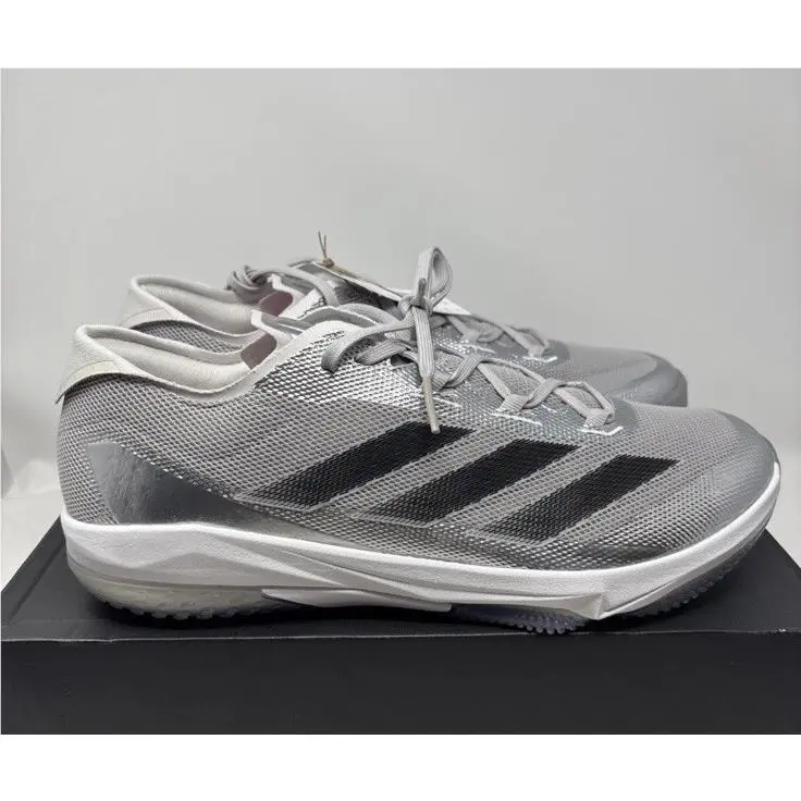 Adidas Men’s Adizero Impact TF Silver Spd Baseball Turf Shoes Sz. 16 JS3050
