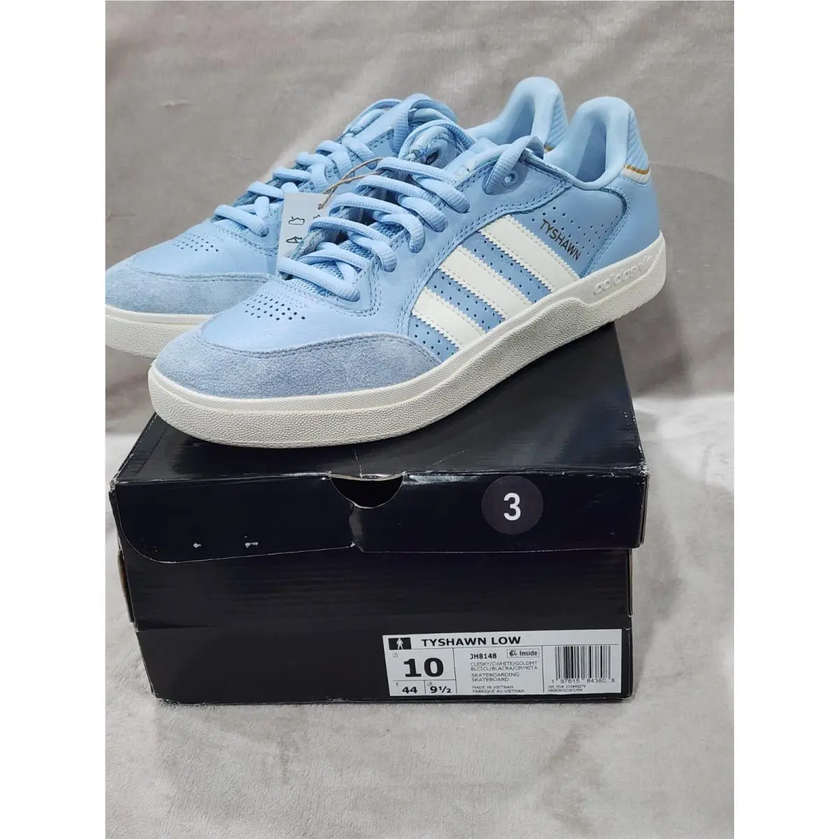 Adidas shoes - adidas Tyshawn Low - Tyshawn Low - JH8148 - Light Blue (UPC: 197615843754) 1