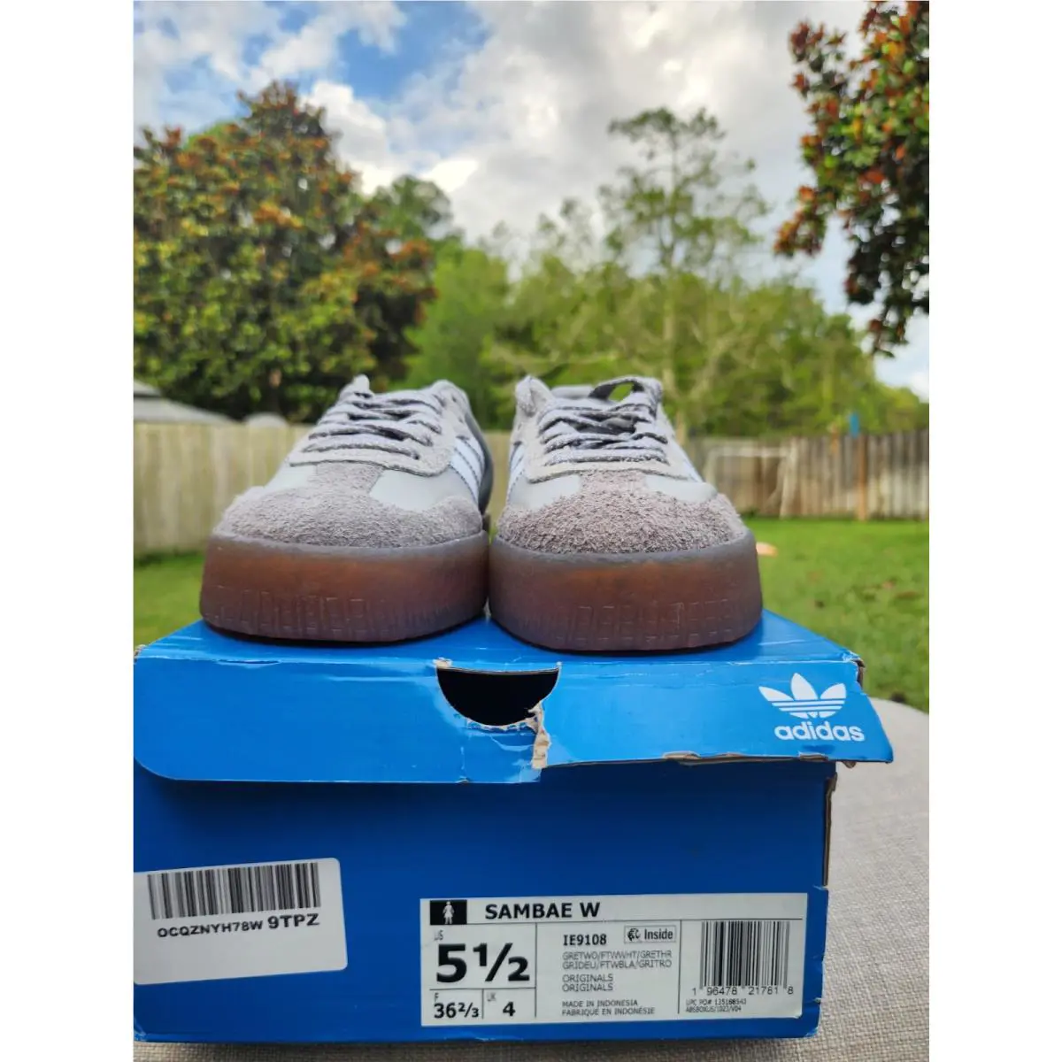 Adidas shoes - adidas Sambae - Sambae - IE9108 - Gray 9