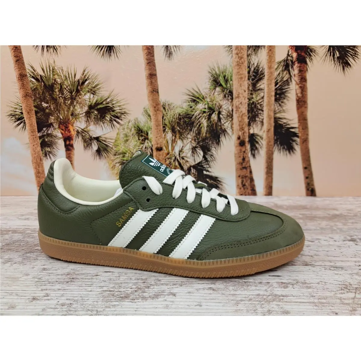 Adidas shoes - Adidas Samab OG - Samab - JR0890 - Medium Raw Khaki/Off White/Gum 1