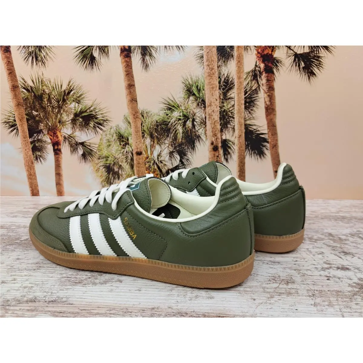 Adidas shoes - Adidas Samab OG - Samab - JR0890 - Medium Raw Khaki/Off White/Gum 4