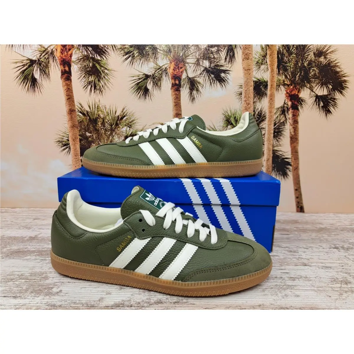Adidas shoes - Adidas Samab OG - Samab - JR0890 - Medium Raw Khaki/Off White/Gum 7